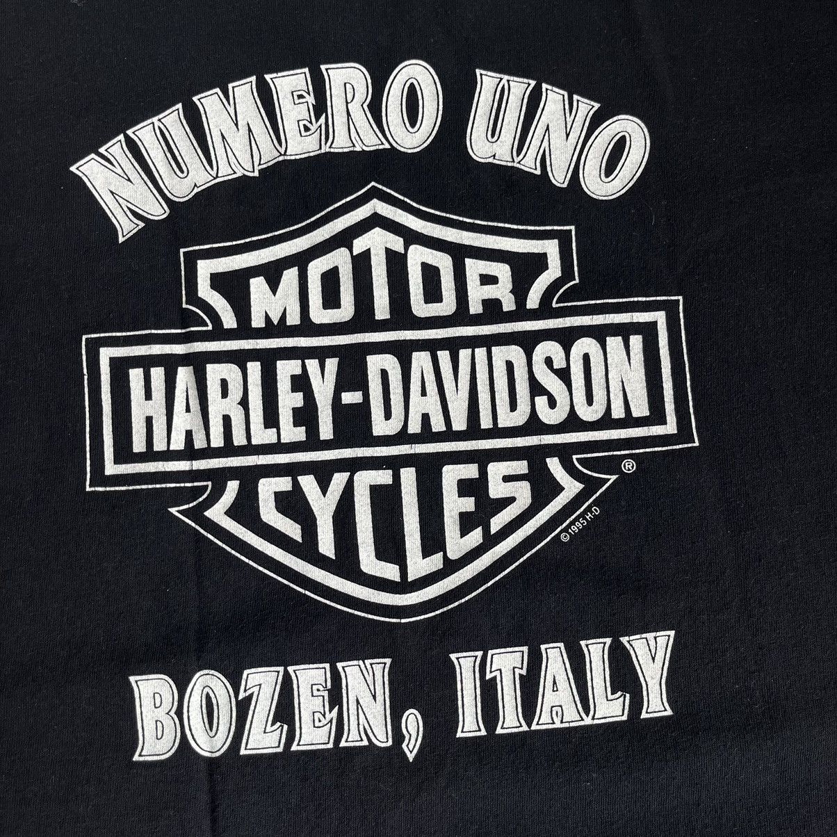 Harley Davidson Vintage Harley Davidson 1995 Italy Tour Tee Size US L / EU 52-54 / 3 - 6 Thumbnail