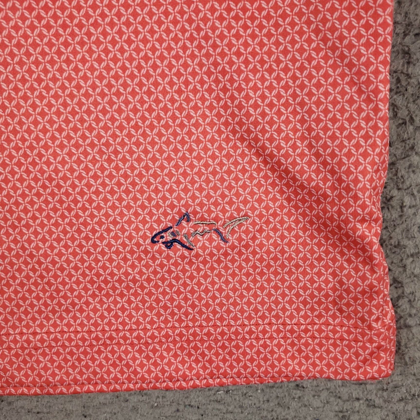 Vintage Greg Norman Polo Shirt Mens L Pink Geometric Shark Golf Short Sleeve polo shirt Mens L Pink Geometric Shark Golf Short Sleeve Size US L / EU 52-54 / 3 - 3 Thumbnail