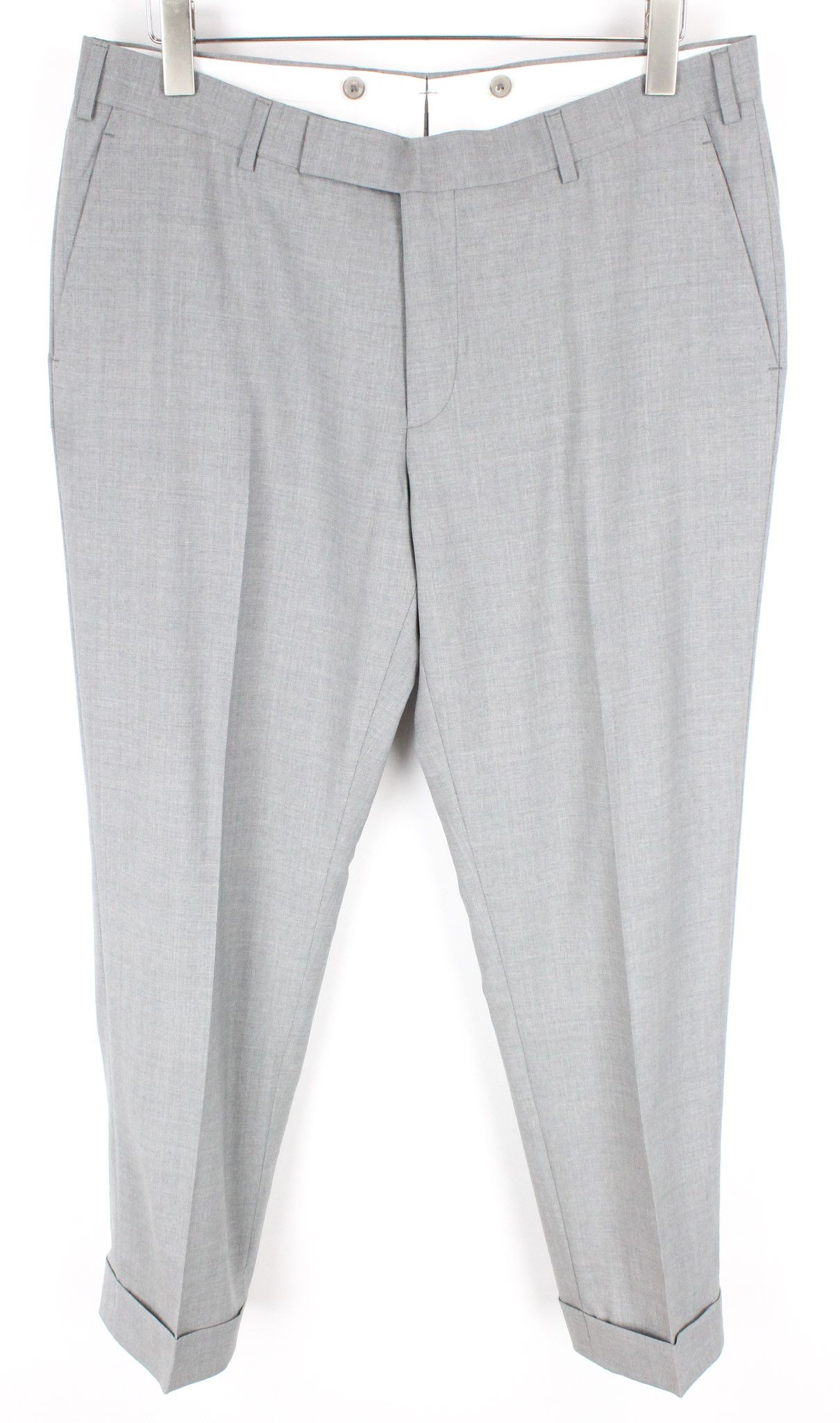 Suitsupply LA SPALLA UK40S Wool Grey Suit 73584 Size 40S - 3 Thumbnail