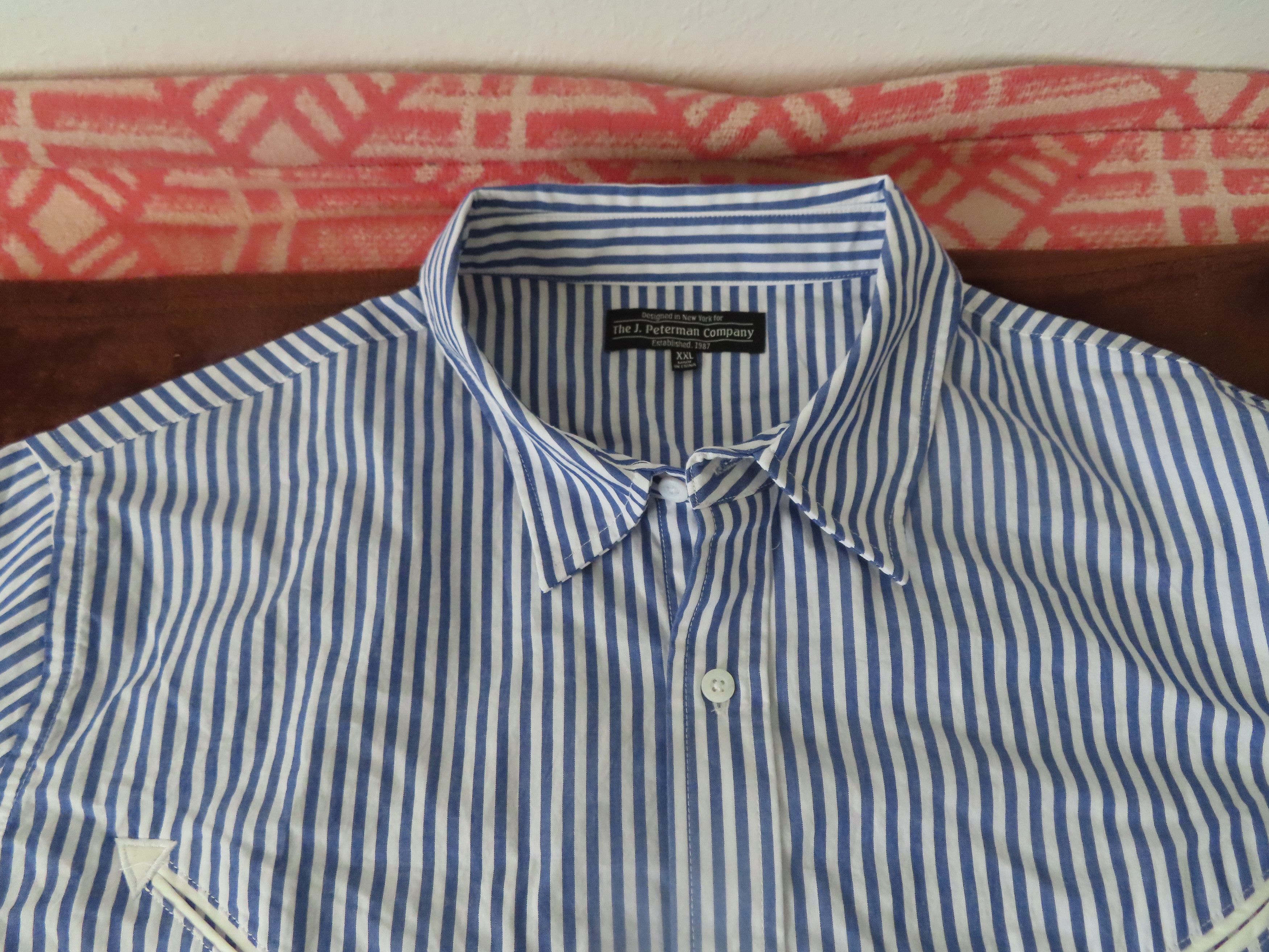 Designer × J. Peterman J. Peterman striped Western Shirt Long Sleeve Cowboy 2XL Size US XXL / EU 58 / 5 - 4 Thumbnail