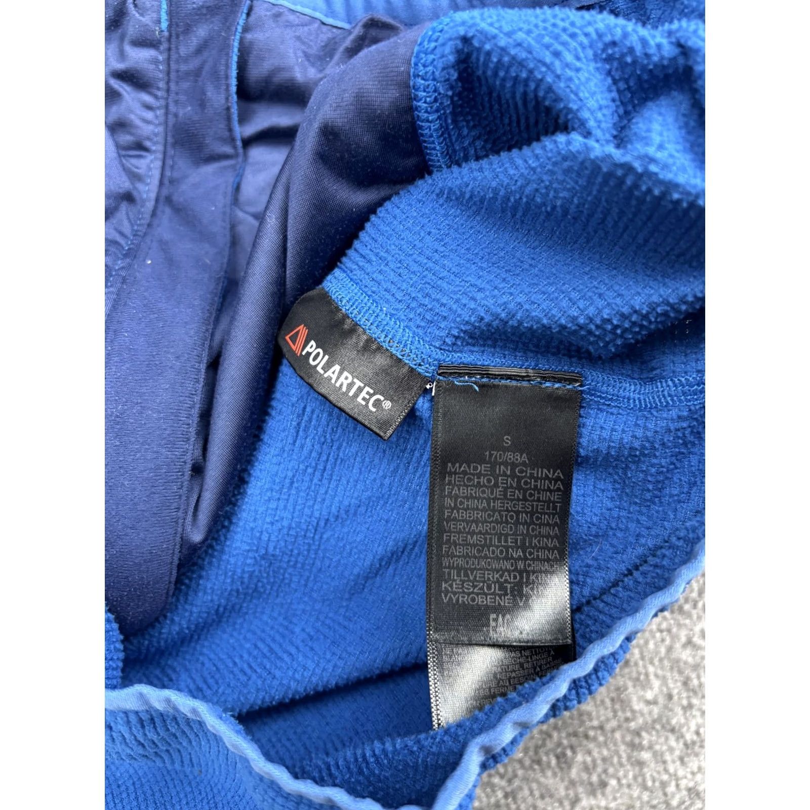Marmot Marmot Fleece Jacket Mens Small Blue Polartec Grid Full Zip Hiking Outdoor Size US S / EU 44-46 / 1 - 7 Thumbnail