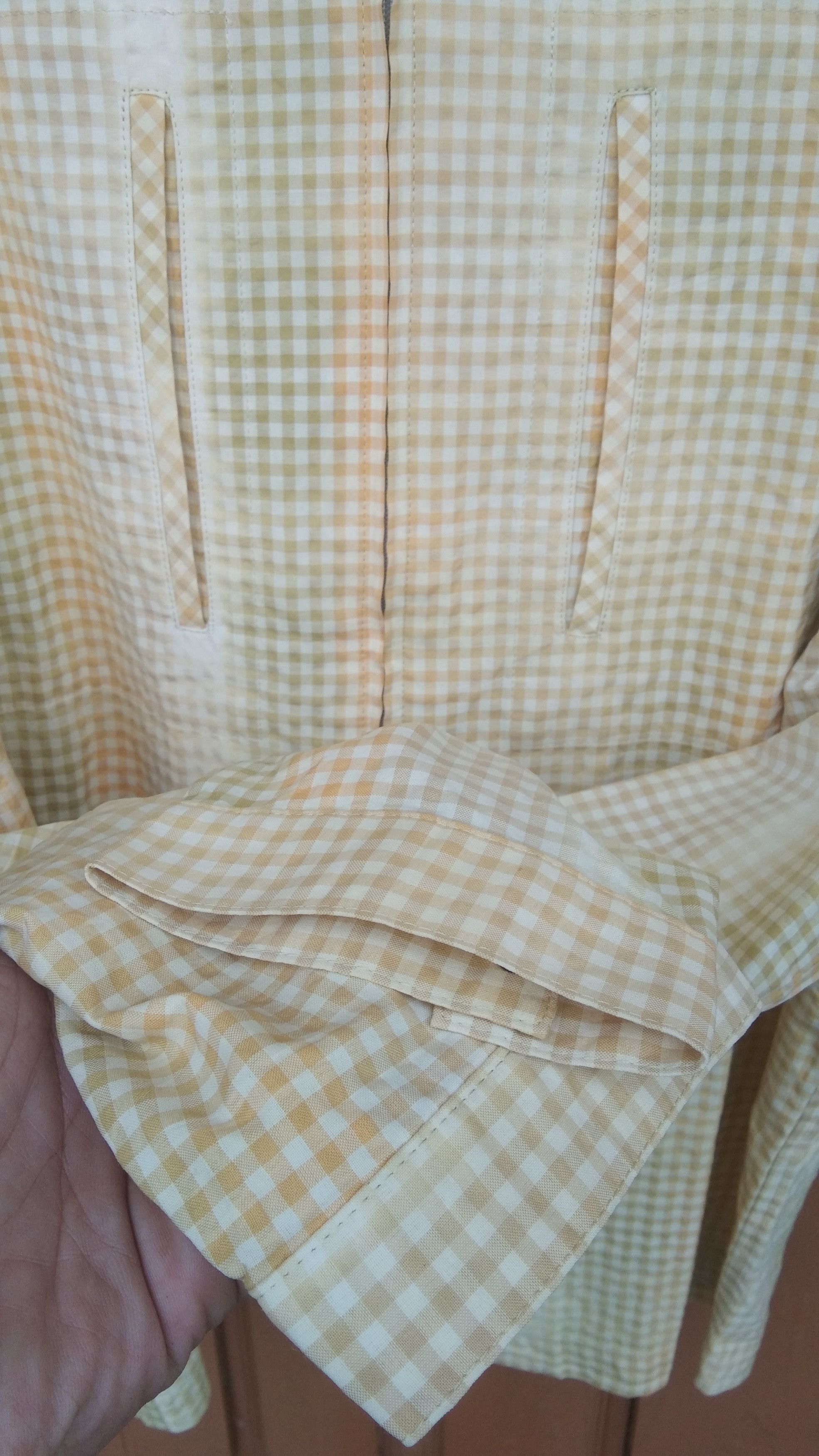 Japanese Brand Vtg rodano plaid zipper nylon shirt Size US M / EU 48-50 / 2 - 4 Thumbnail