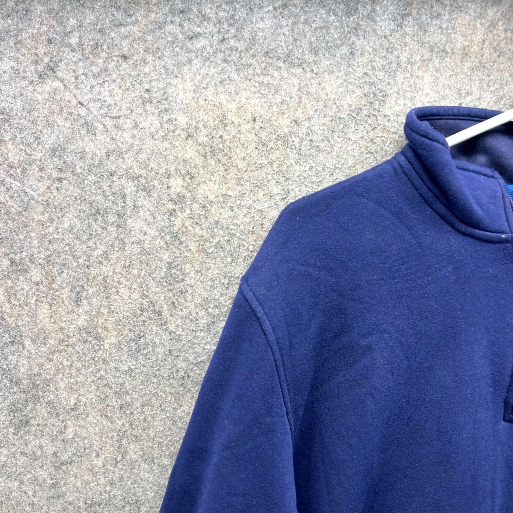 Izod IZOD Pullover Mens Large Blue Quarter Zip Fleece Jacket Advantage Performance Sweatshirt Size US L / EU 52-54 / 3 - 6 Thumbnail