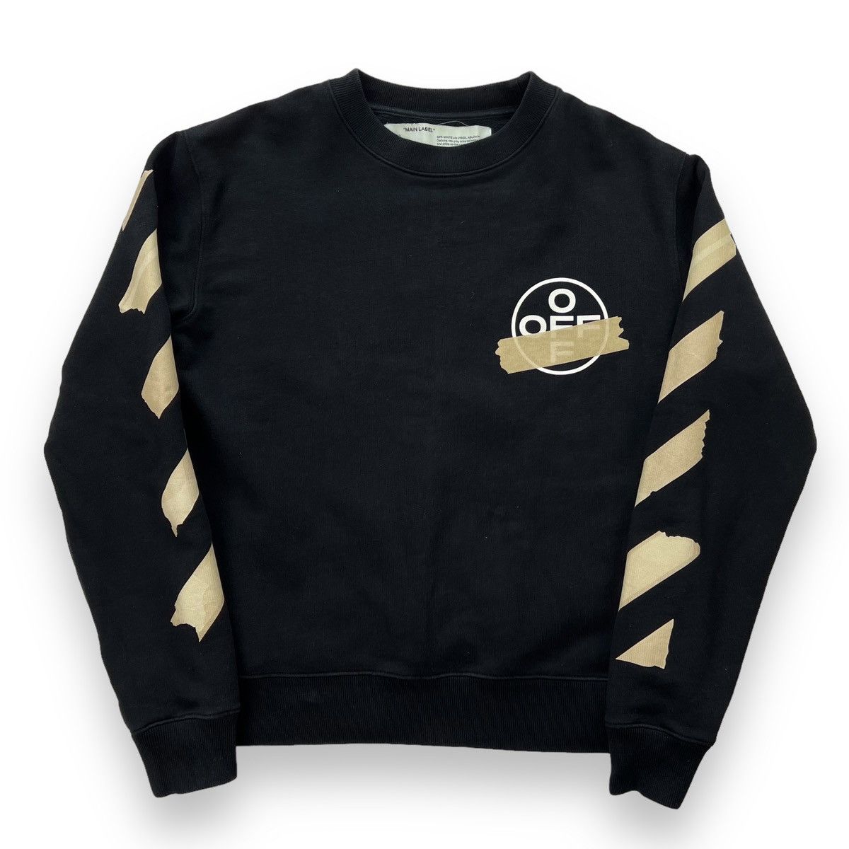 Off-White Off-White Tape Arrows Black Sweatshirt Size US M / EU 48-50 / 2 - 3 Thumbnail