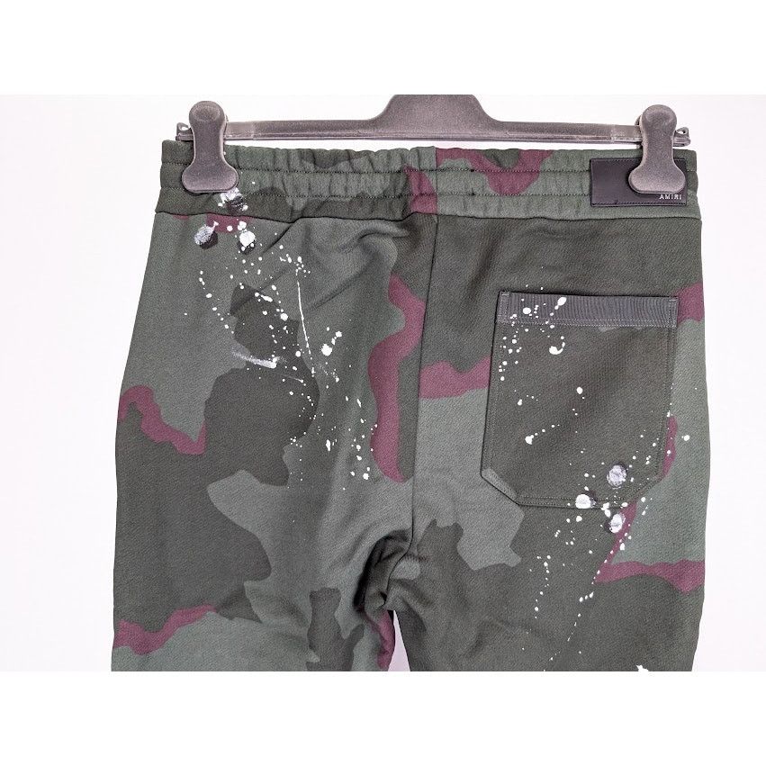 Amiri o1rshd1 Army Logo Sweatpant in Camo Size US 32 / EU 48 - 17 Thumbnail
