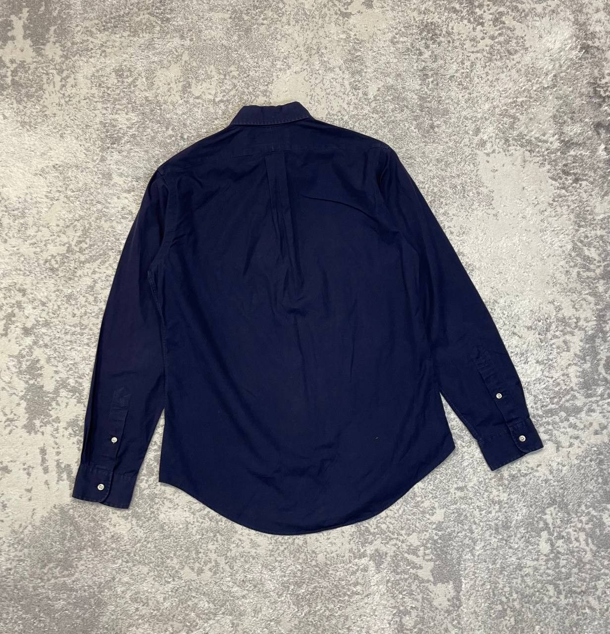 Ralph Lauren Vintage Ralph Lauren Shirt Custom Fit Navy Blue Men’s Size US M / EU 48-50 / 2 - 4 Thumbnail