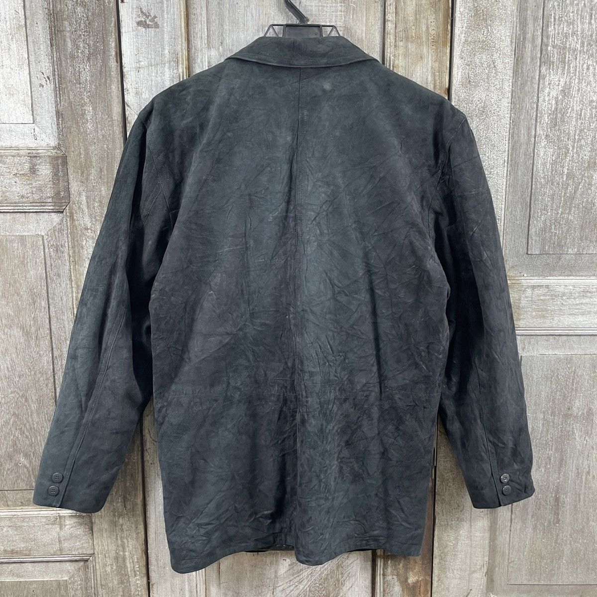 Japanese Brand × Leather × Vintage Vintage Japanese Brand Leather Coat Size US M / EU 48-50 / 2 - 2 Thumbnail