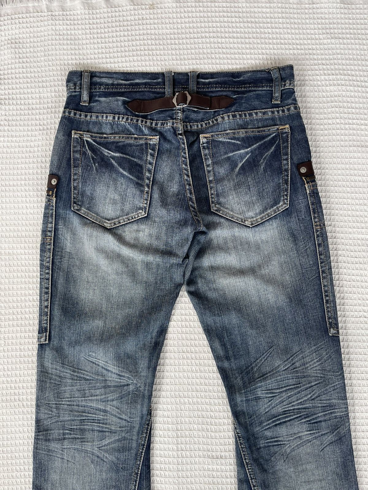 If Six Was Nine × Japanese Brand × Michel Klein Vintage’90s🔥MICHEL KLEIN🔥Side Pocket Bootcut Jeans Size US 31 - 8 Thumbnail