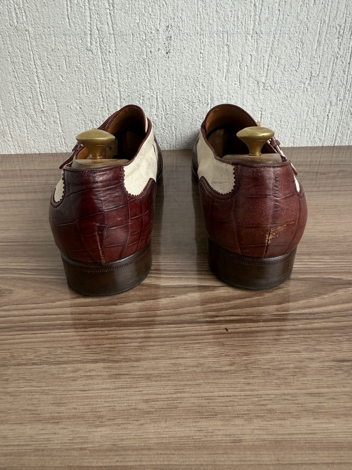 Gucci Exotic crocodile spectator by Tom ford Size US 11 / EU 44 - 17 Thumbnail