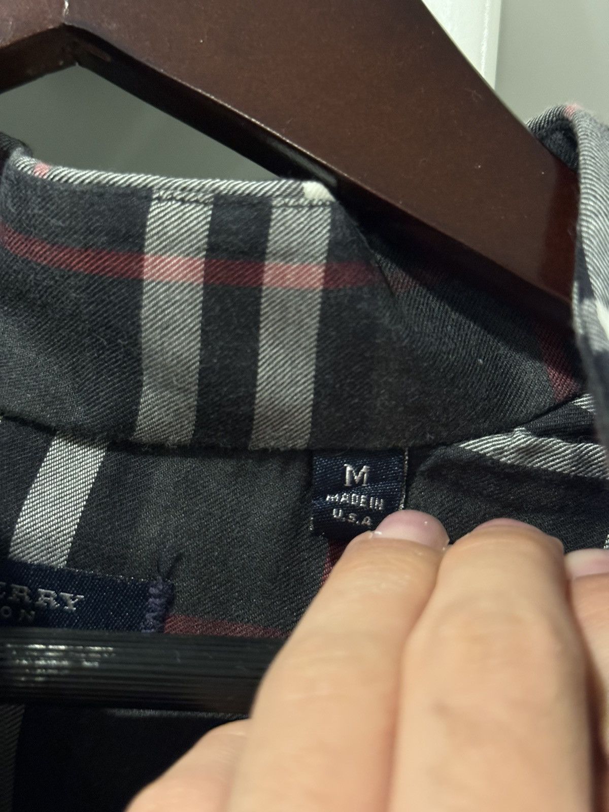 Burberry Burberry Classic Black Check Men’s Buttondown Shirt Medium Size US M / EU 48-50 / 2 - 4 Thumbnail