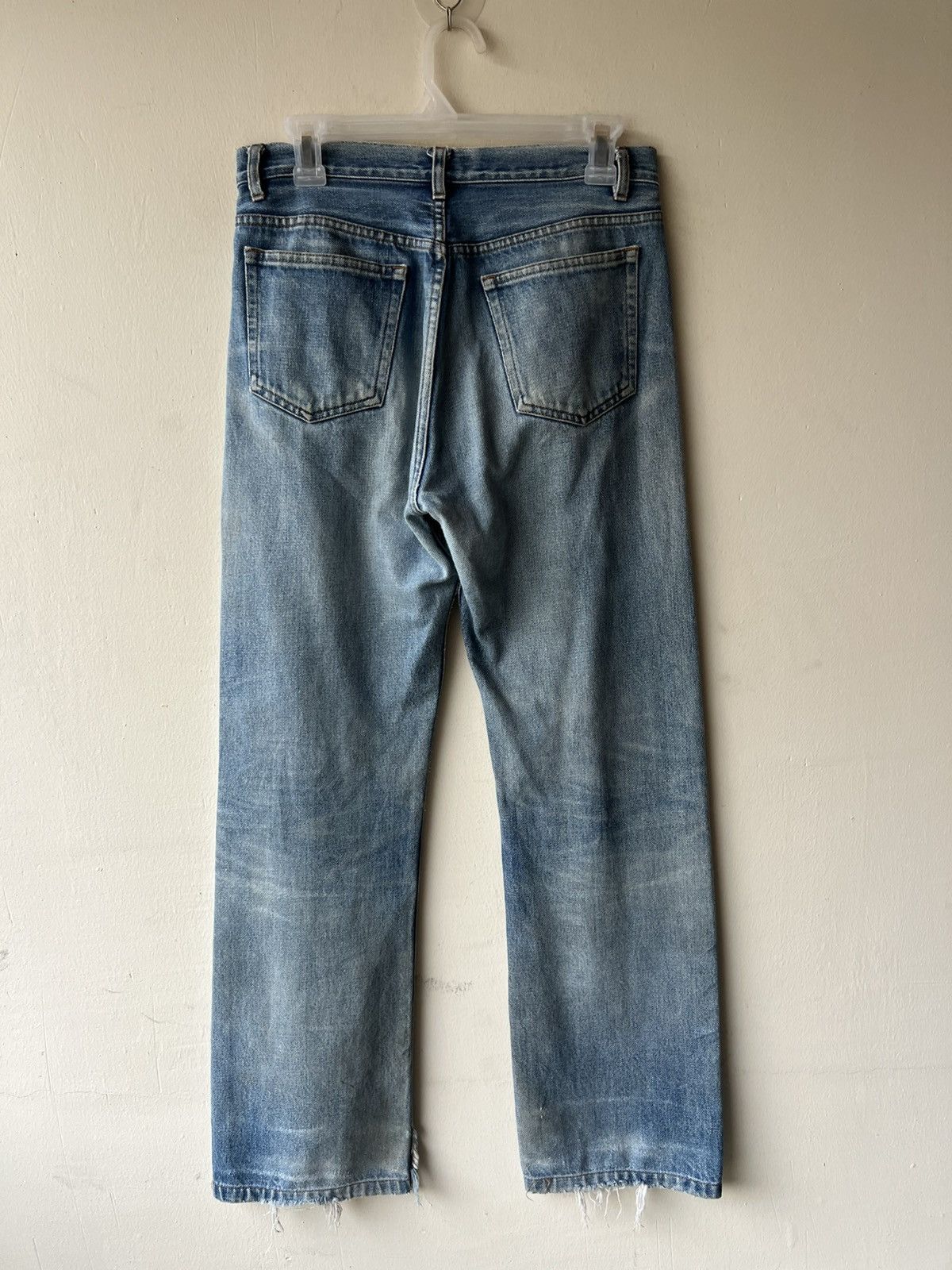 A.P.C. Vintage A.P.C. Japan Distress Dirty Mud Denim Selvedge Jeans Size US 29 - 19 Thumbnail