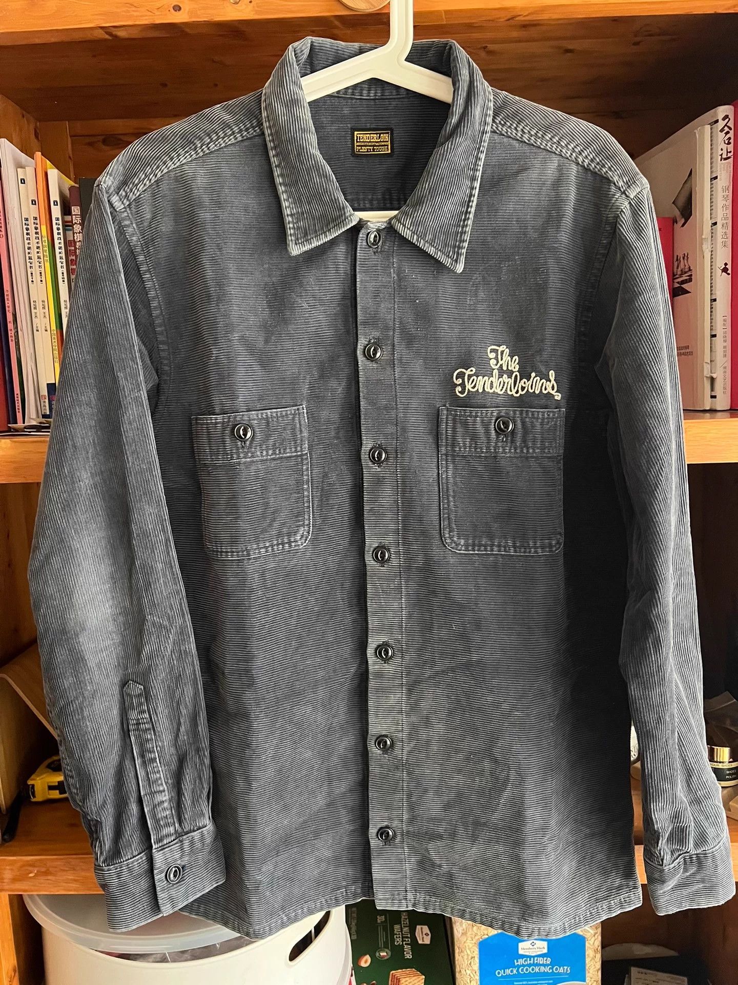 Tenderloin Tenderloin Japanese Indigo Corduroy Washed Work Shirt S Size US S / EU 44-46 / 1 - 2 Thumbnail