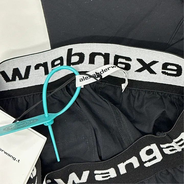 Alexander Wang Alexander Wang Black Wide-Leg Casual Pants - Size 23" - 3 Thumbnail