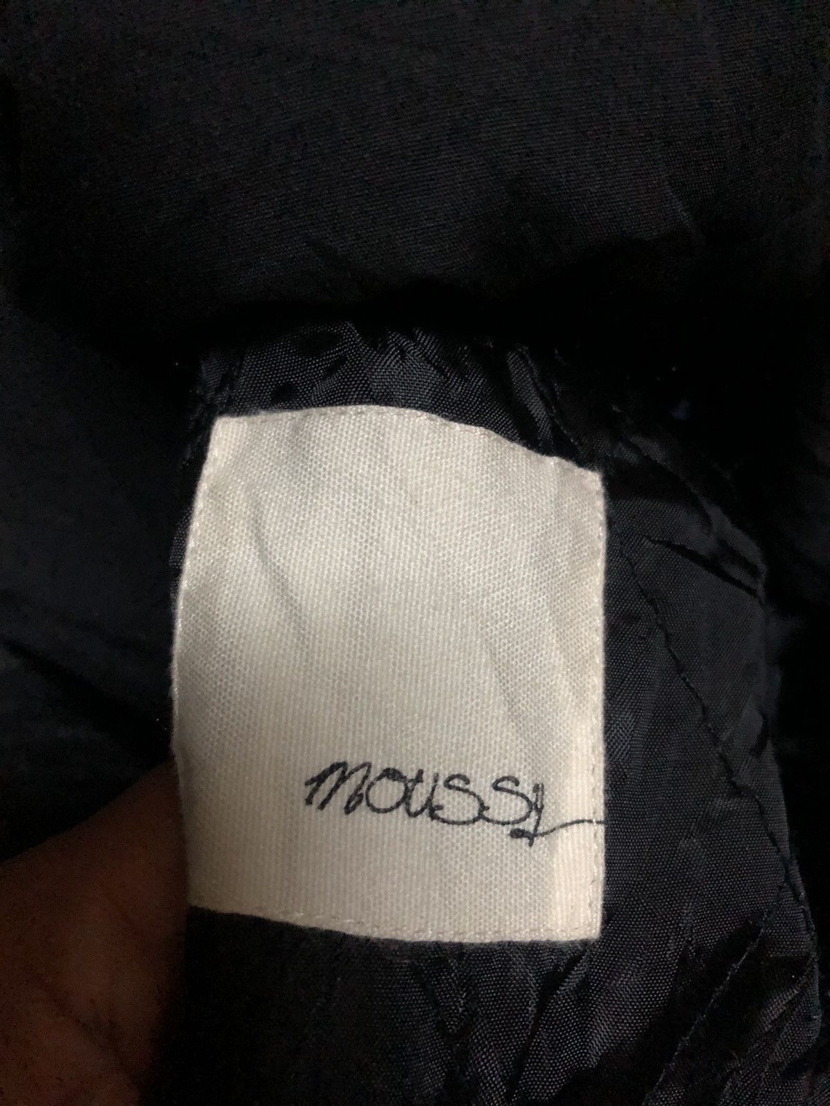 MOUSSY Moussy Denim Sherpa Lined Double Collar Bikers Winter Jacket Size US M / EU 48-50 / 2 - 4 Thumbnail