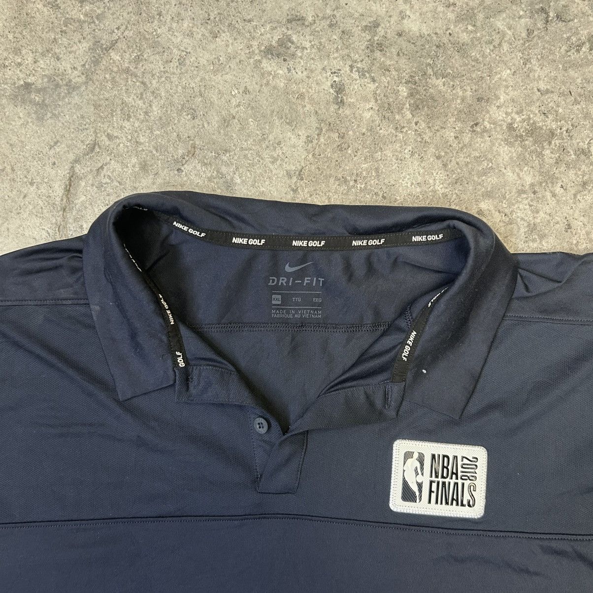 Nike 2018 Nike Golf 2018 NBA Finals Staff Polo Shirt Size US XXL / EU 58 / 5 - 4 Thumbnail