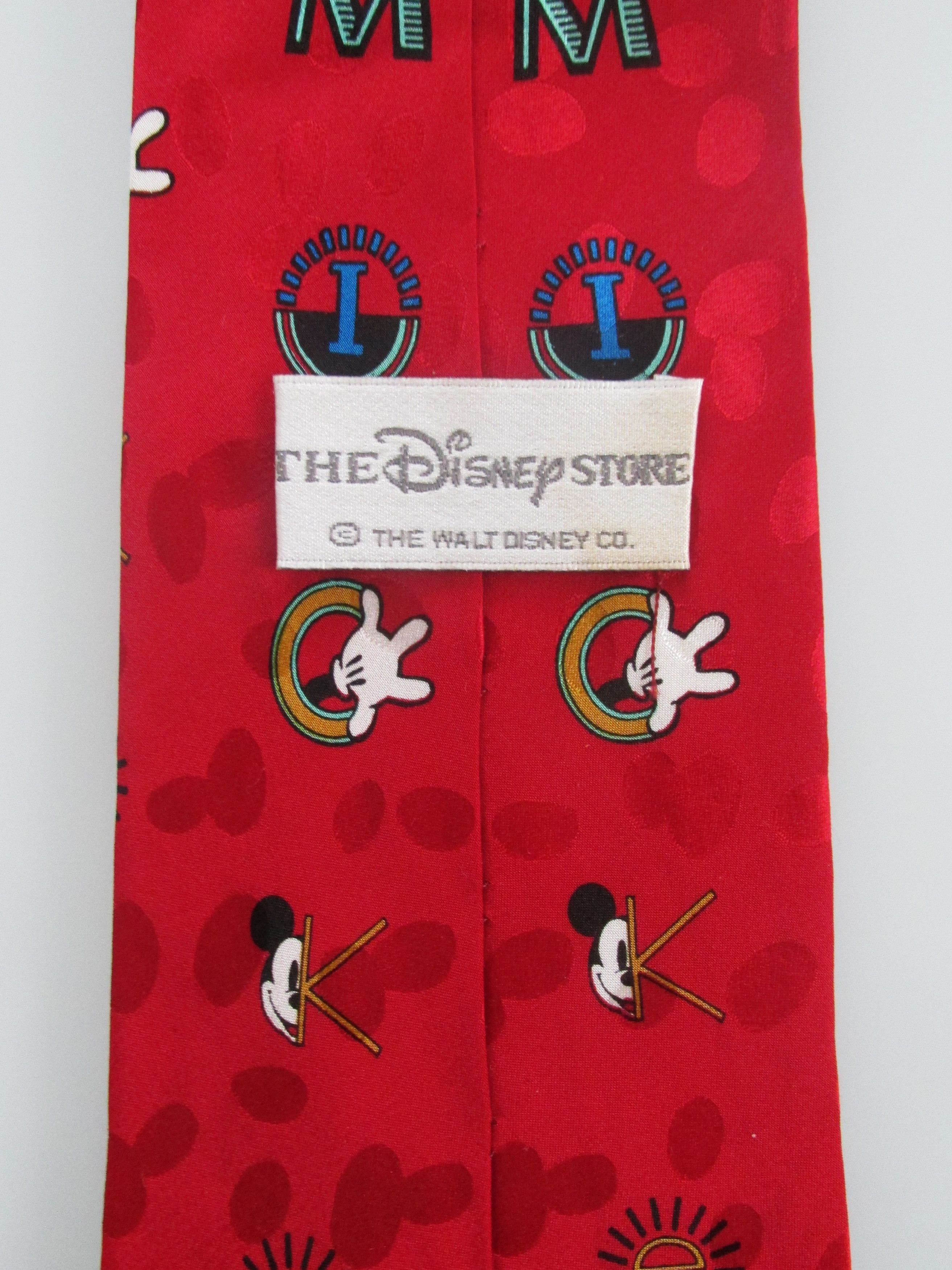 Disney Mickey Mouse/Disney Men's Silk Tie Size ONE SIZE - 5 Thumbnail
