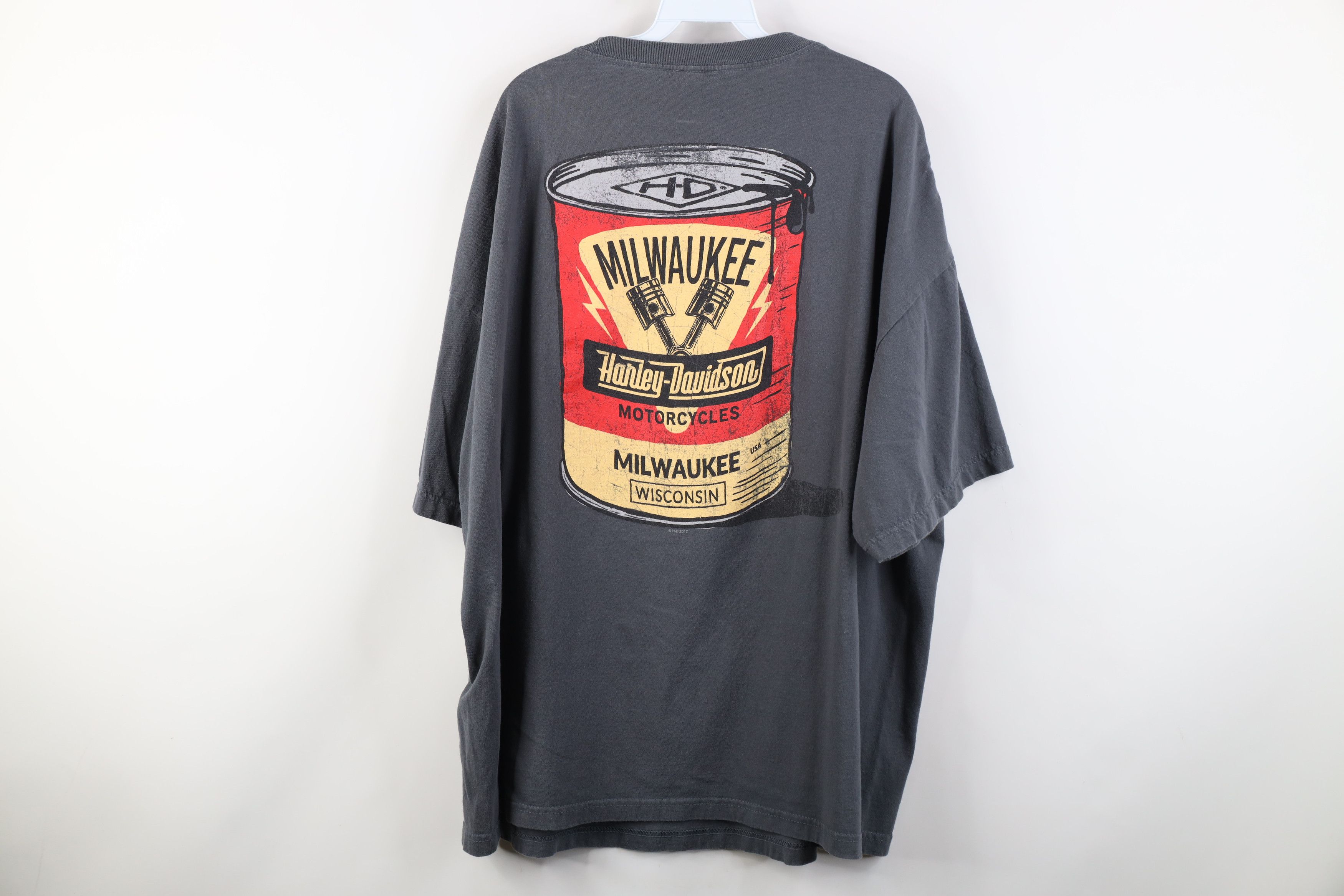 Harley Davidson Vintage Y2K Harley Davidson Motorcycles Lightning T-Shirt Size US XXL / EU 58 / 5 - 14 Thumbnail