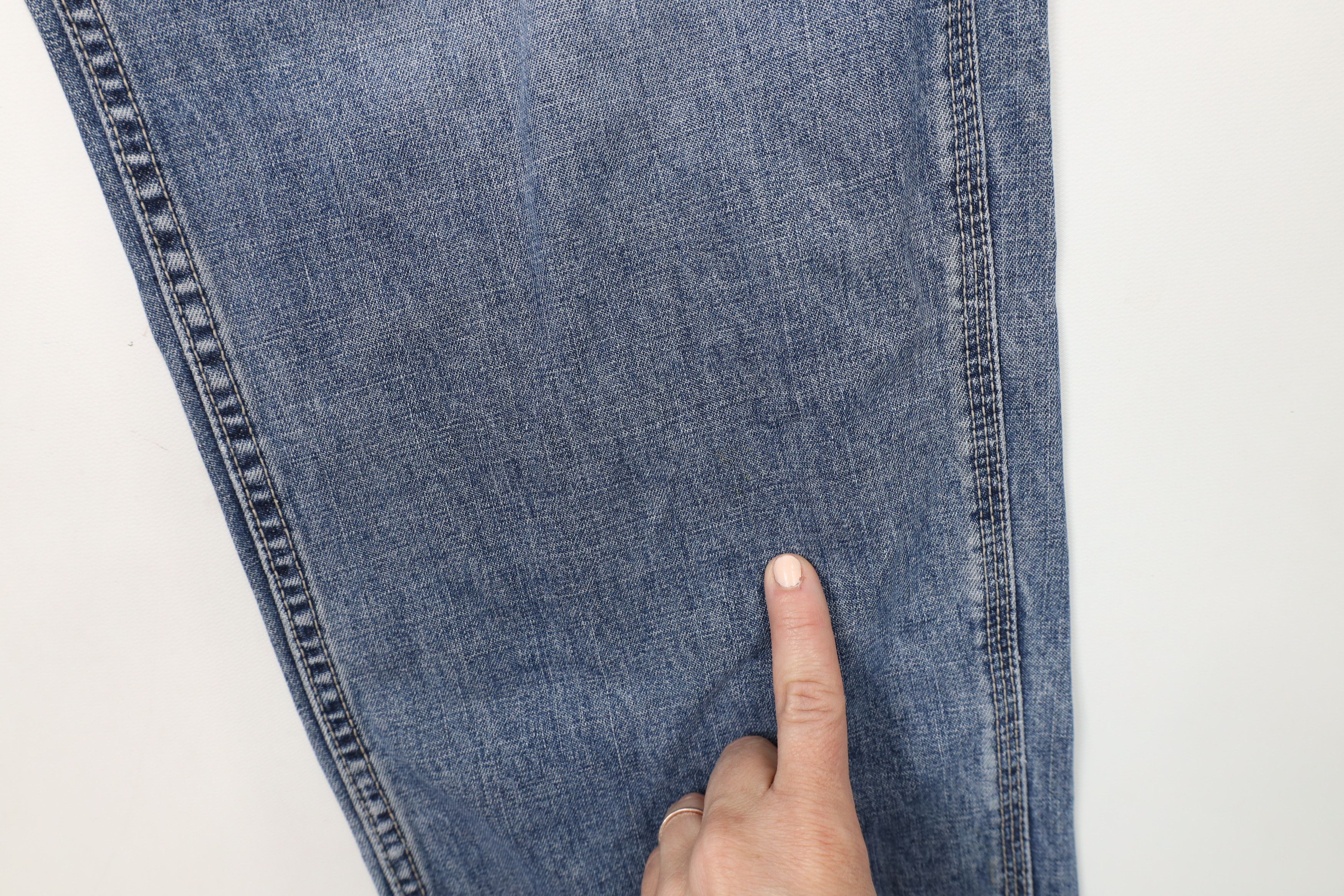American Eagle Outfitters × Vintage Vintage 90s American Eagle Outfitters Leg Dungaree Jeans Size US 32 / EU 48 - 7 Thumbnail