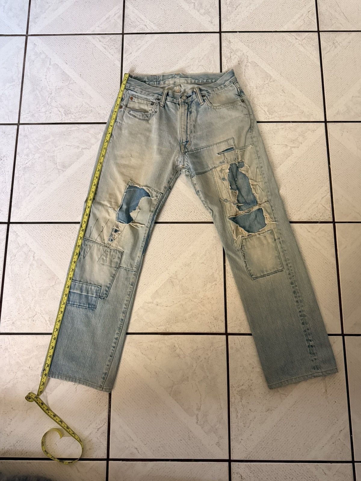 Blue Blue Japan Vintage Blue Blue Japanese denim Size US 32 / EU 48 - 1 Thumbnail