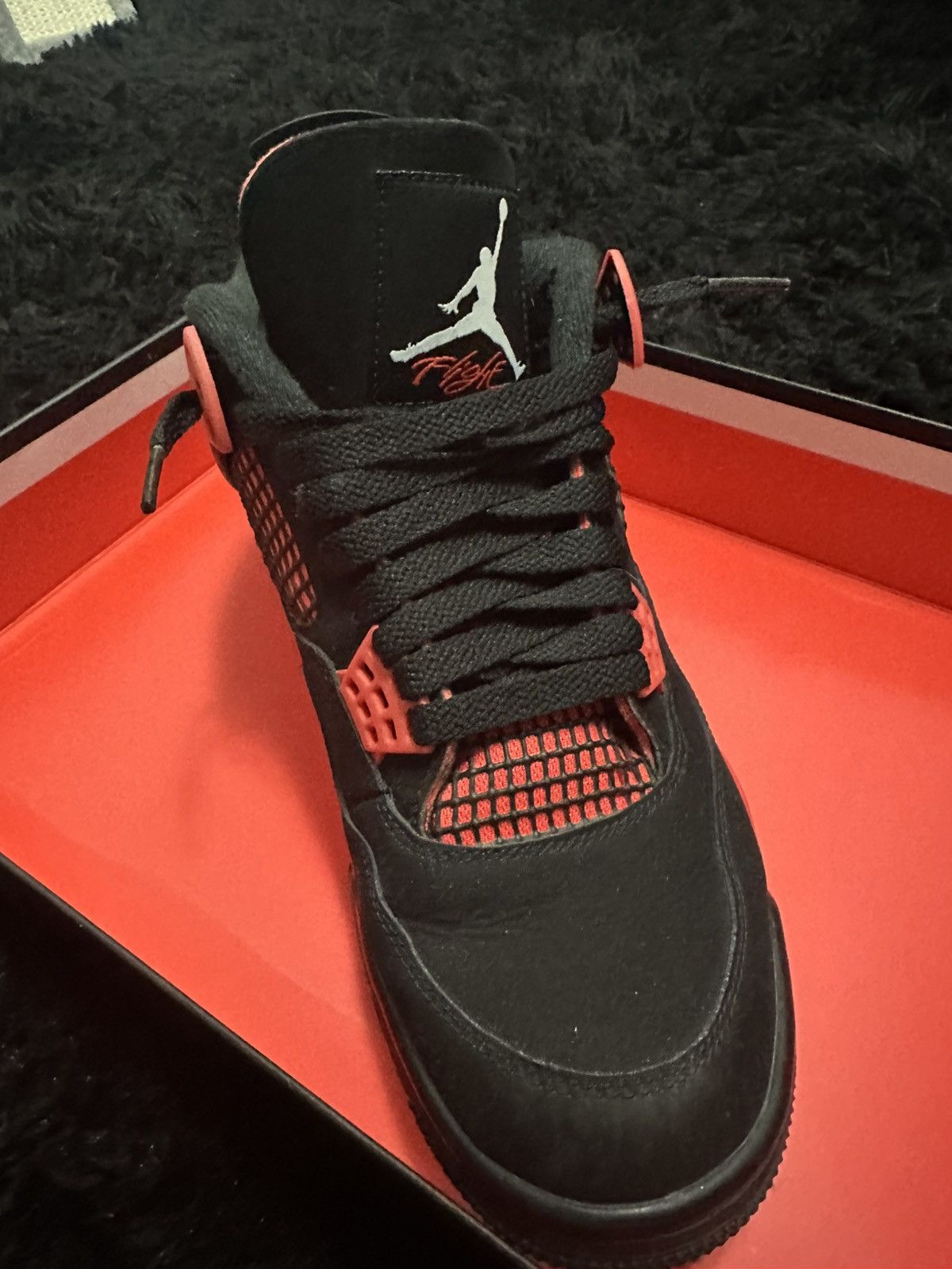 Jordan Brand Air Jordan 4 Retro Red Thunder Size US 9 / EU 42 - 5 Thumbnail