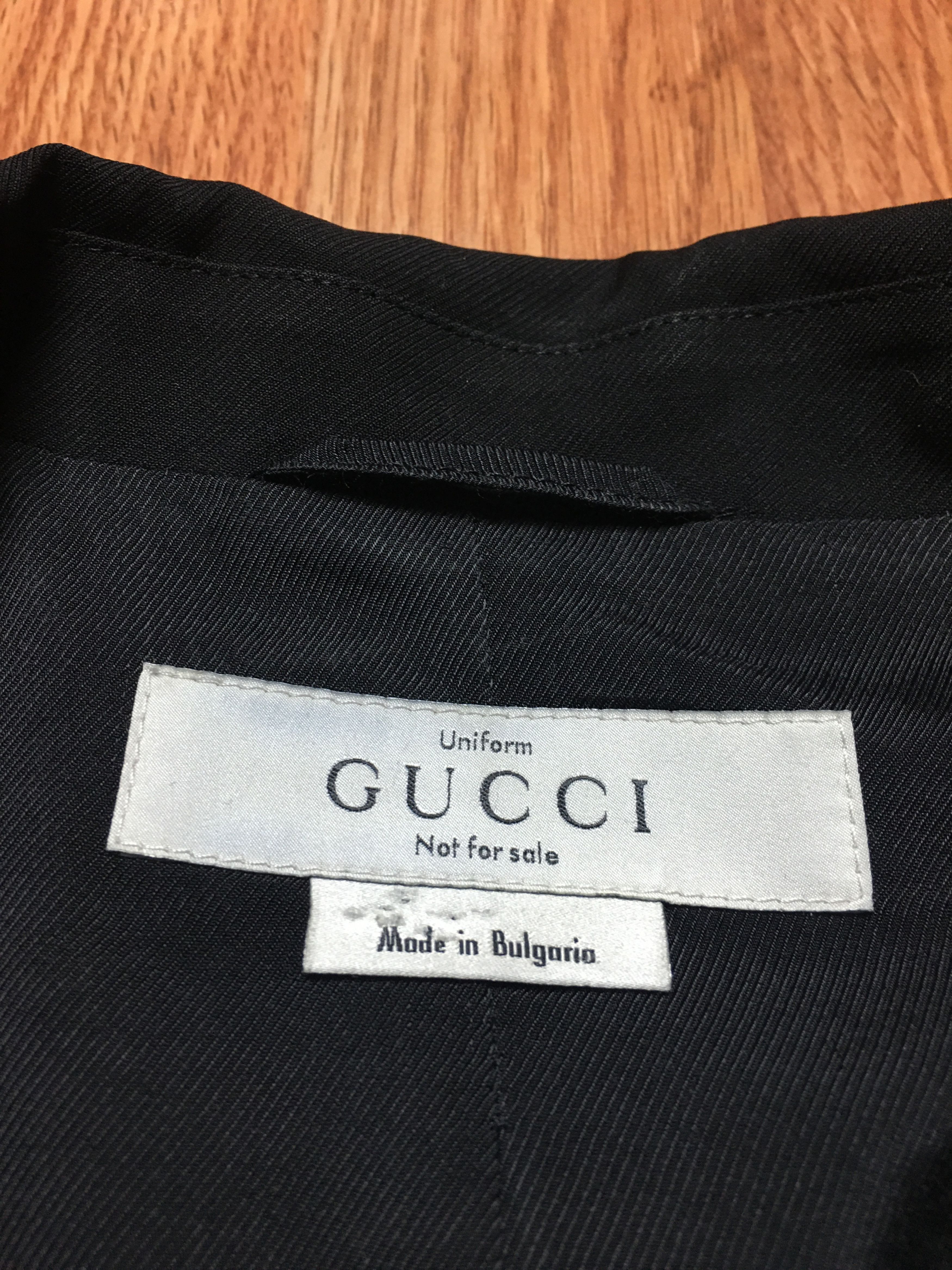 Gucci GUCCI Uniform Wool Jacket Blazer Black Size EU 42 Size M / US 6-8 / IT 42-44 - 8 Thumbnail