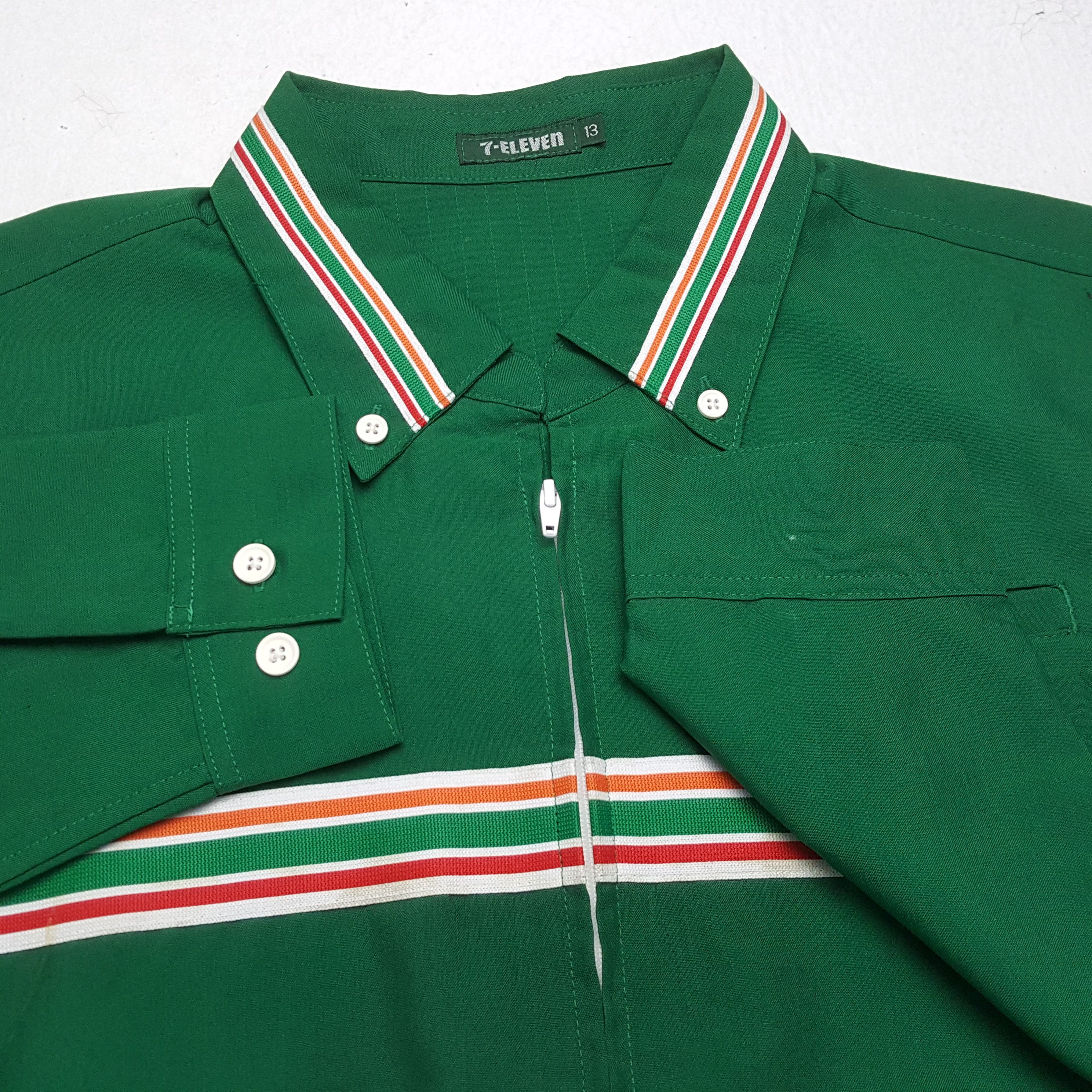 Japanese Brand × Vintage Vintage 7-ELEVEn Japanese Workers Uniform Shirt Jacket Size US M / EU 48-50 / 2 - 9 Thumbnail