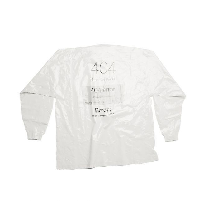 Balenciaga 🔥EXCLUSIVE🔥 Laminated Loading Error Jersey Longsleeve Size US M / EU 48-50 / 2 - 5 Thumbnail