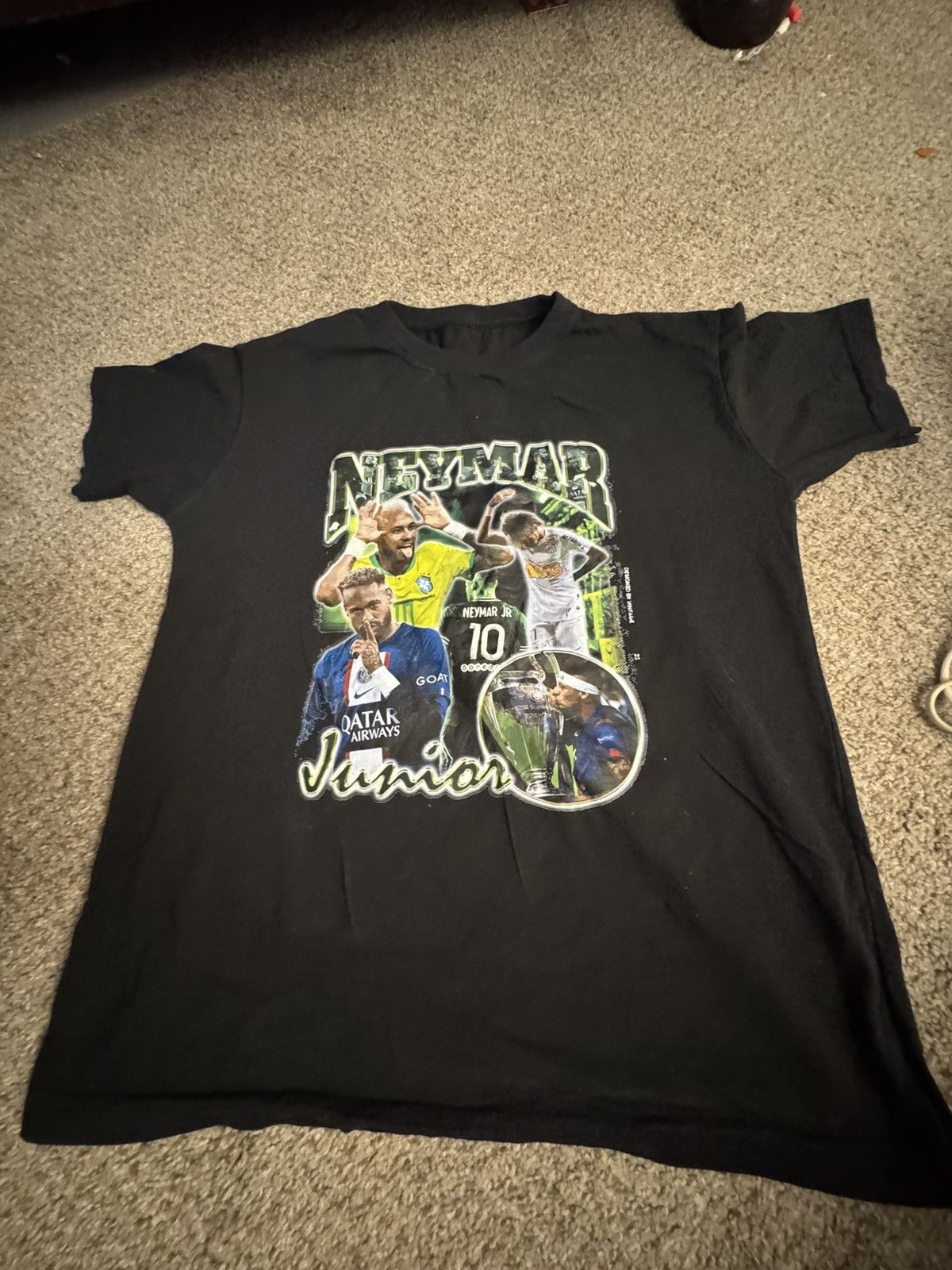 Vintage Neymar Jr Vintage Jersey Size US M / EU 48-50 / 2 - 2 Thumbnail