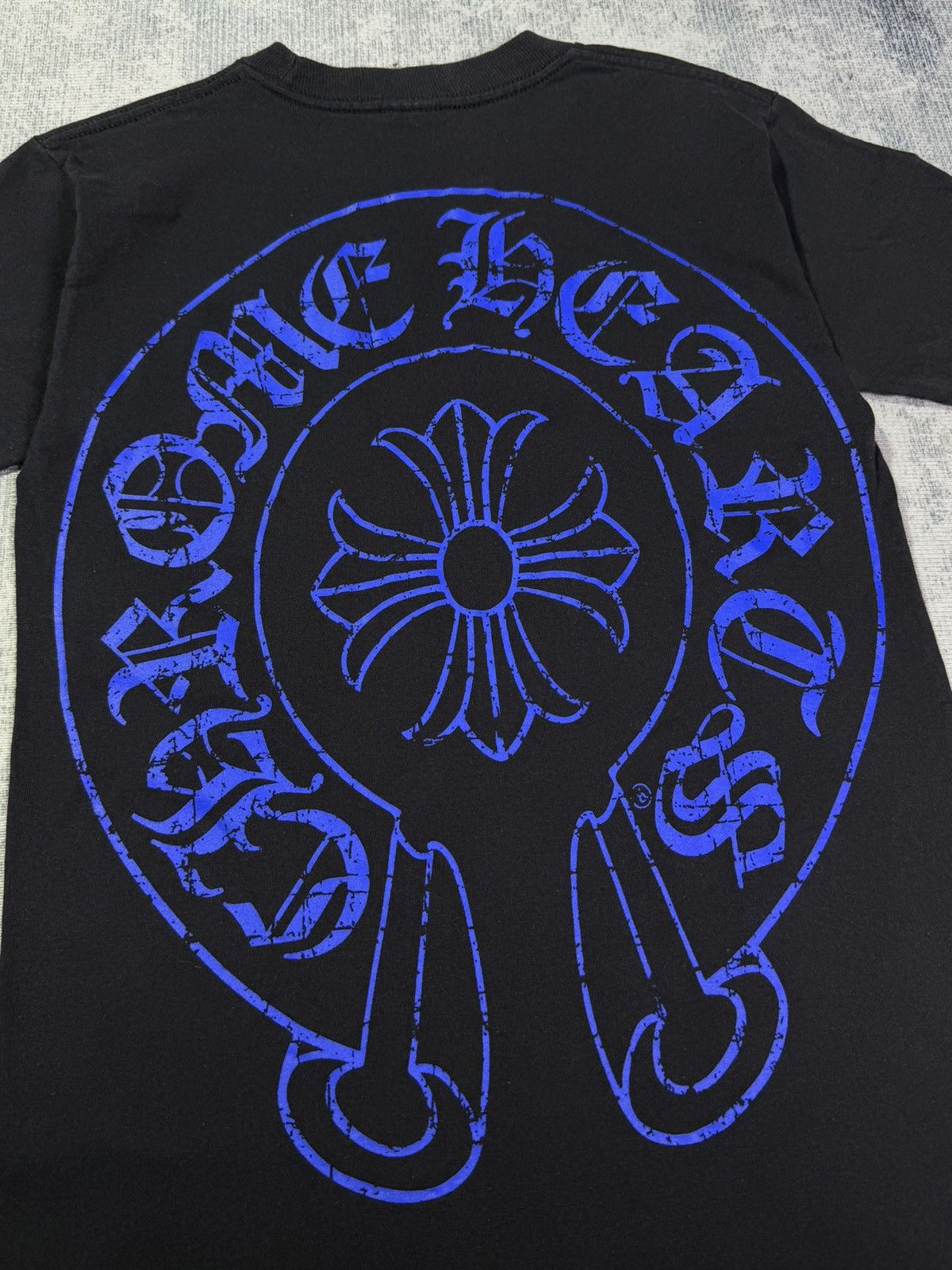 Chrome Hearts 2000s Y2K Blue Horseshoe Scroll Size US S / EU 44-46 / 1 - 5 Thumbnail