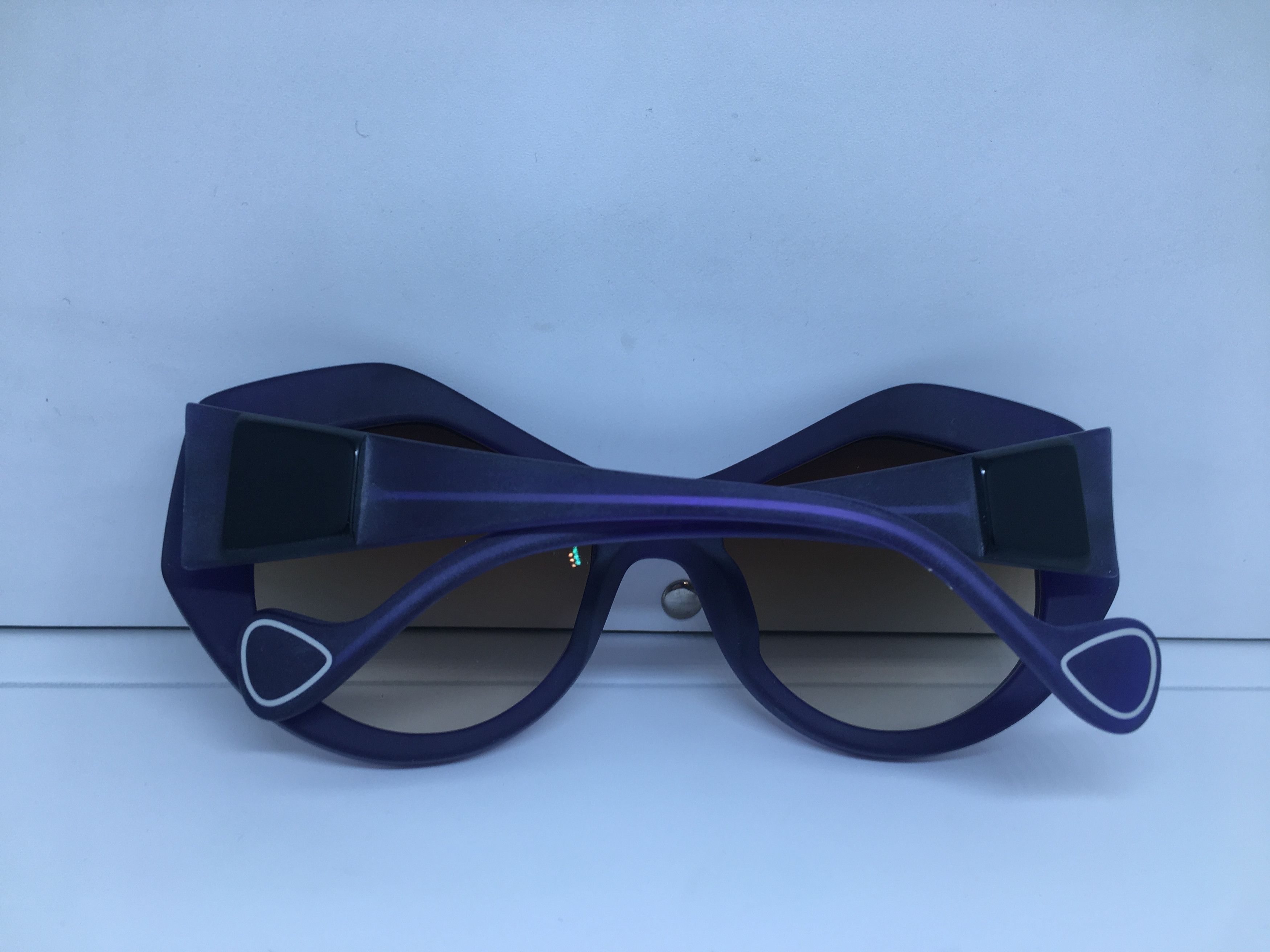 Other Theo Tim Van Steenbergen Purish Blue Cateye Sunglasses Size ONE SIZE - 10 Thumbnail