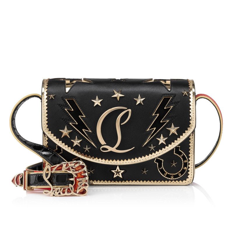 Christian Louboutin oc11z0126 Size: OS/Loubi54 Giddy in Black Size ONE SIZE - 1 Thumbnail