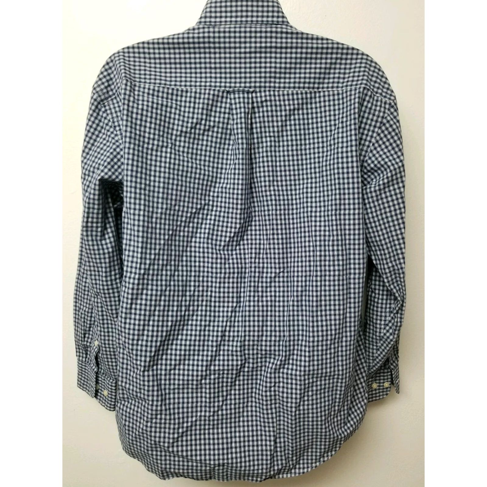 Nautica Nautica Shirt Mens Blue/White Plaid Button Front Long Sleeve L Size US L / EU 52-54 / 3 - 7 Thumbnail