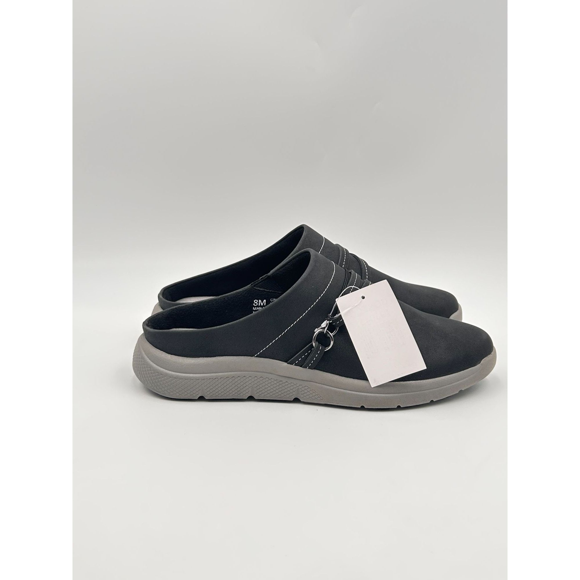Other JSport Women US 8M Black Clog Slip On Memory Foam Comfort Sh Size US 8 / IT 38 - 1 Thumbnail