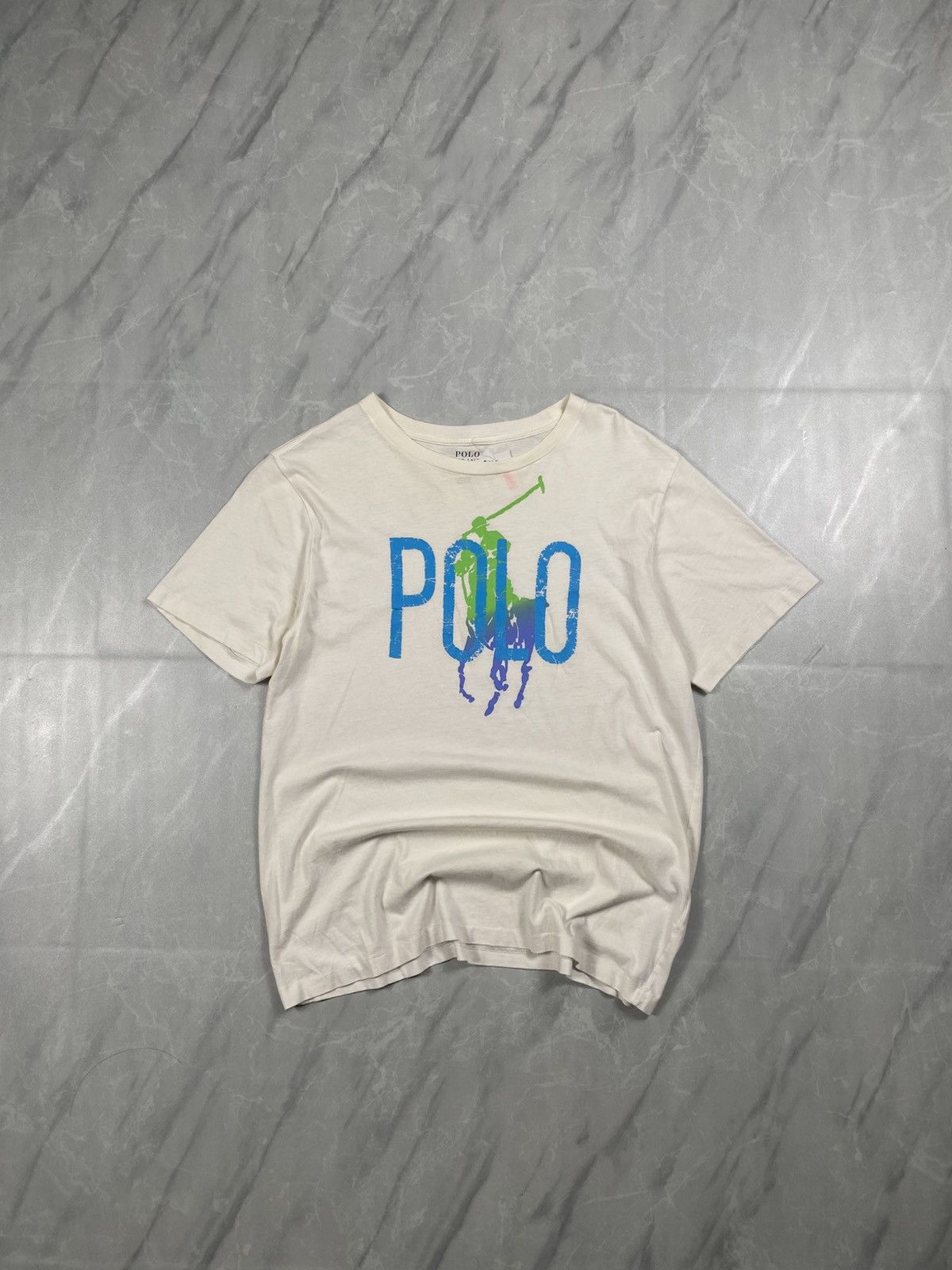 Polo Ralph Lauren Polo Ralph Lauren Big Pony Spellout Tee Size US XS / EU 42 / 0 - 1 Thumbnail