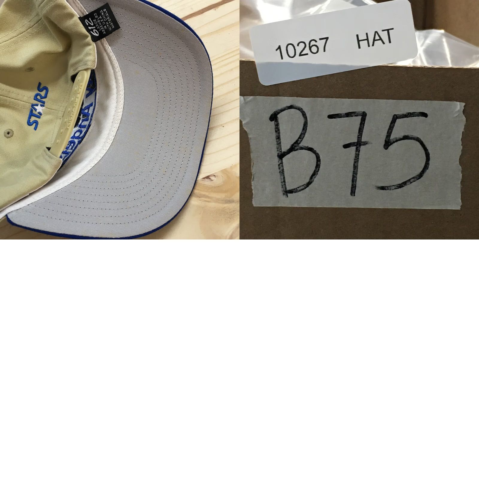 Vintage Richardson Holy Angels Stars Baseball Cap Hat Mens Beige OS Curved Brim Size ONE SIZE - 9 Thumbnail