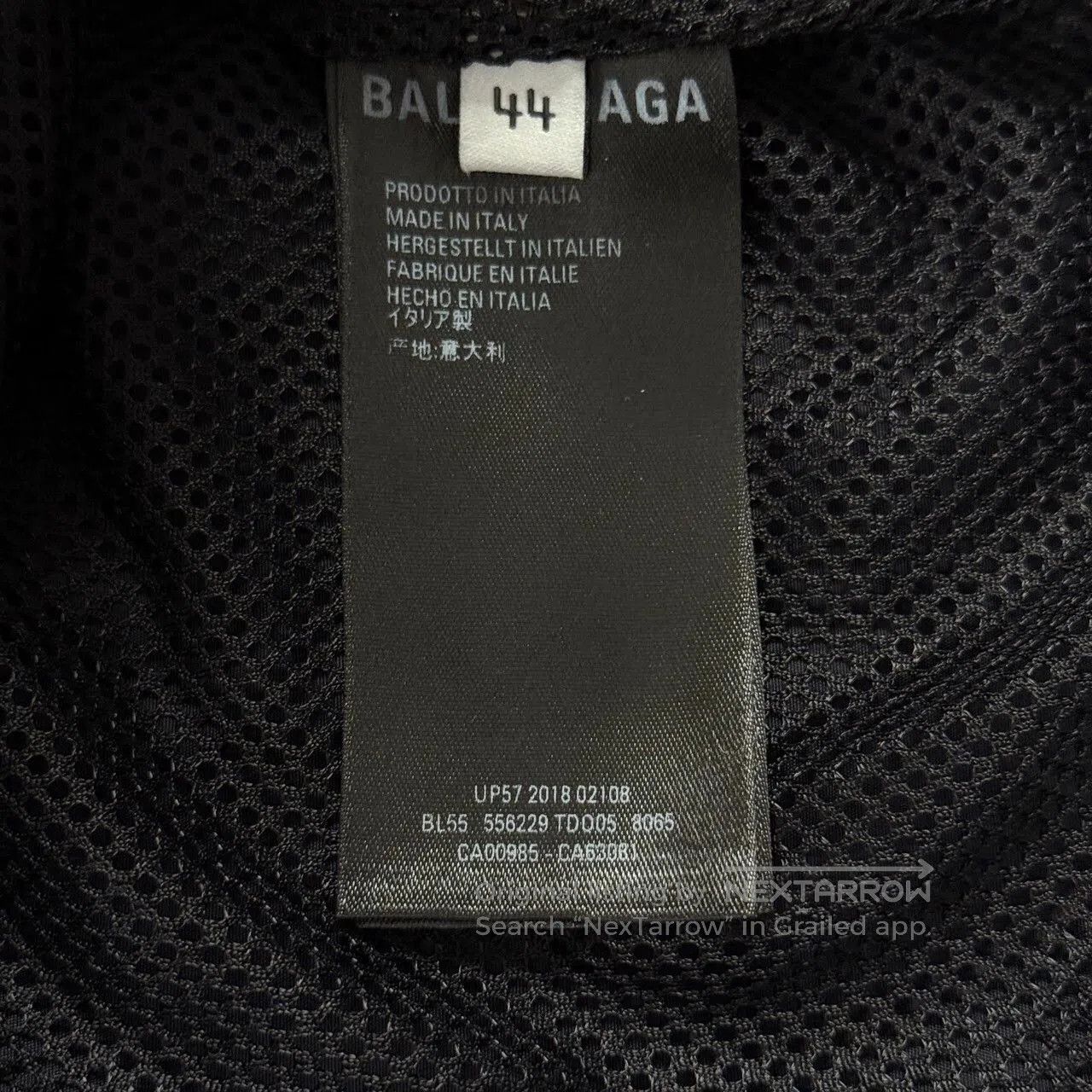 Balenciaga Balenciaga Black Logo Windbreaker. Size US XS / EU 42 / 0 - 7 Thumbnail