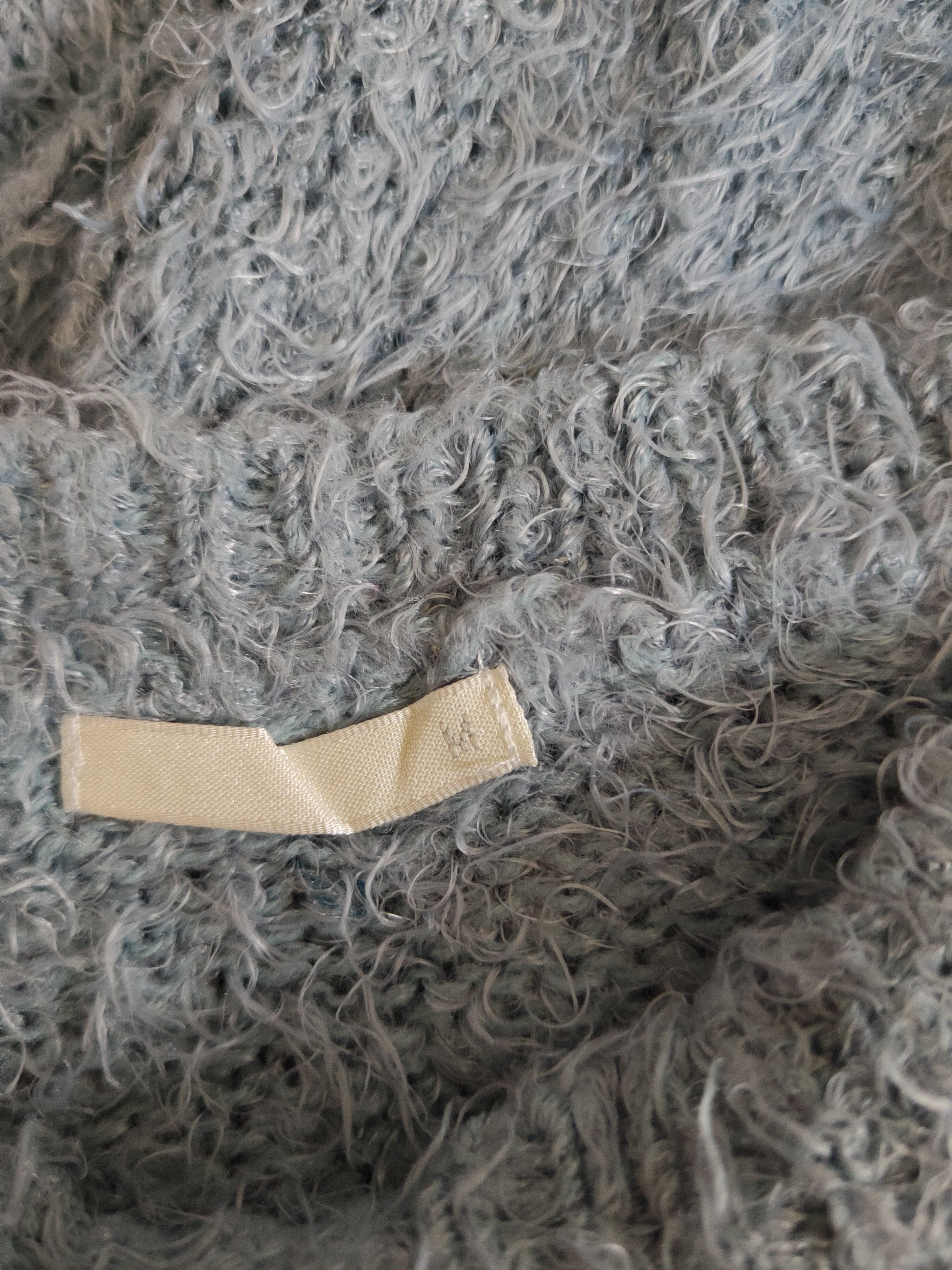 Vintage GU Blue Shag Shaggy Fur Mohair Knitwear #S2162 Size M / US 6-8 / IT 42-44 - 11 Thumbnail
