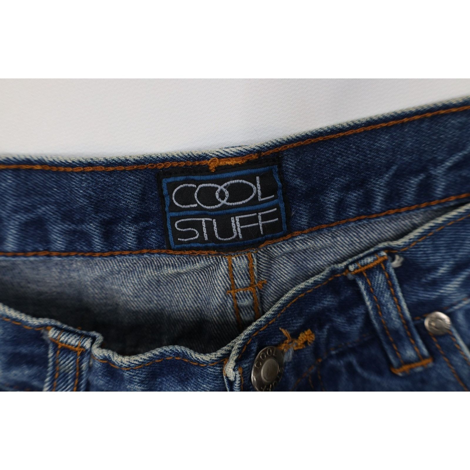 Vintage Vintage 90s Streetwear Faded Above Knee Denim Jean Shorts Size US 30 / EU 46 - 6 Thumbnail