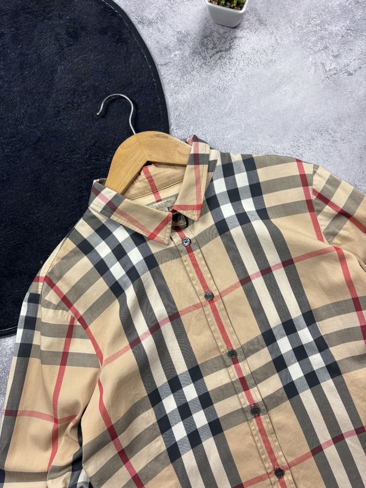 Burberry BURBERRY Brit Vintage Full Checkered Shirt Button Up Luxury Size US M / EU 48-50 / 2 - 4 Thumbnail