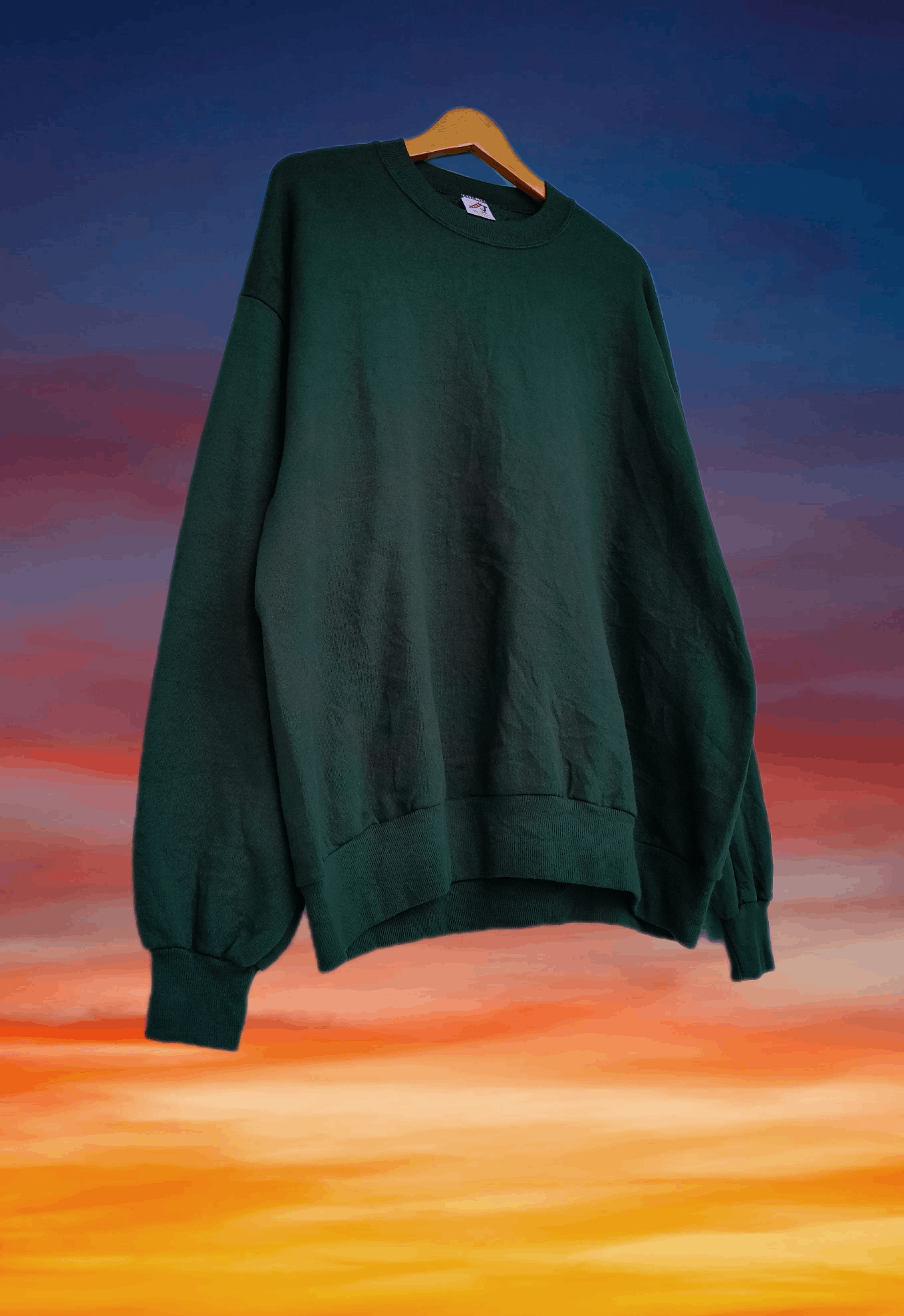 Jerzees Streetwear Vintage 80s/90s Blank Jerzees Sweatshirt Size US XL / EU 56 / 4 - 6 Thumbnail
