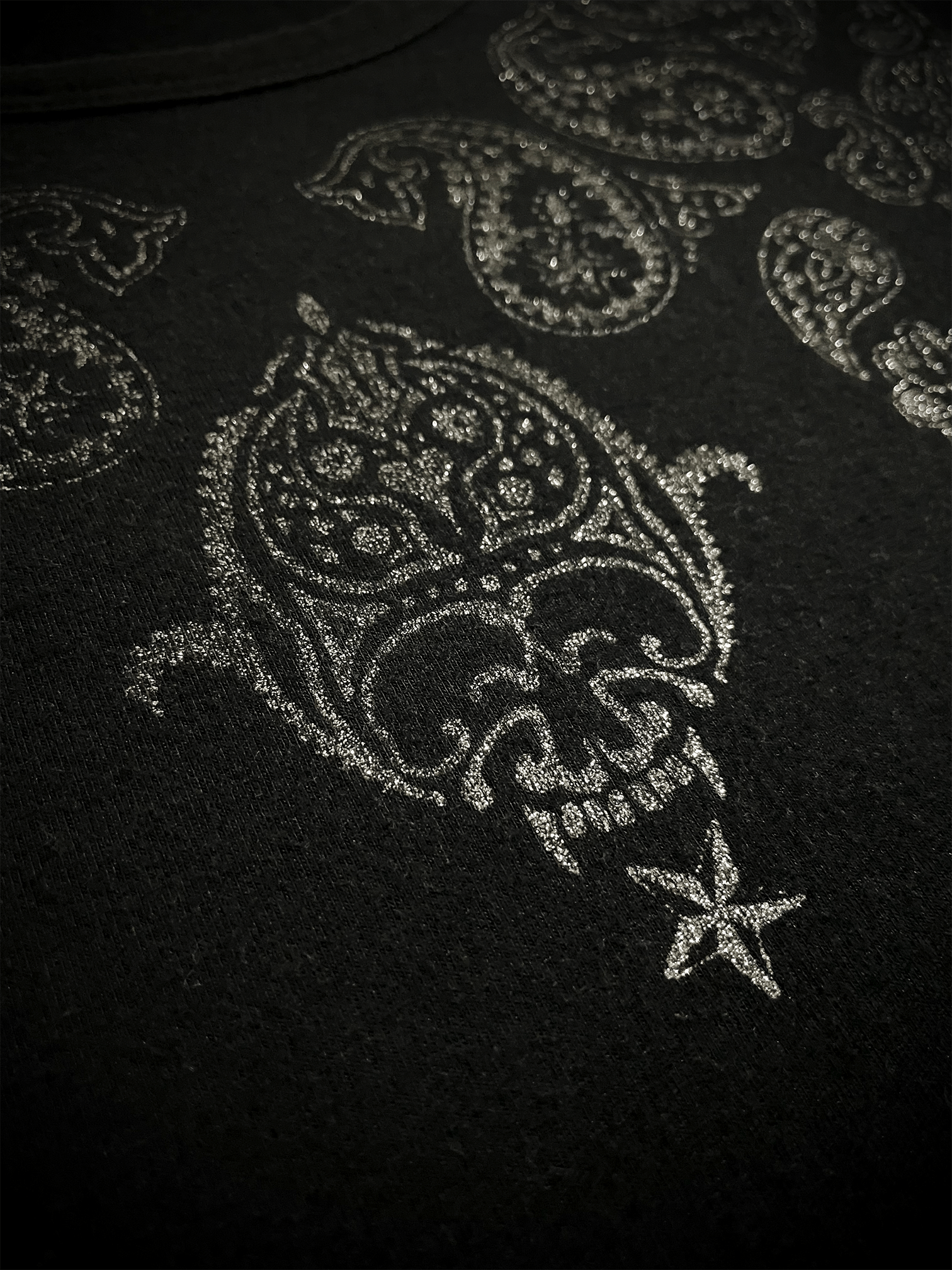 Roen Roen Skull Glitter T-shirt Size US XXS / EU 40 - 4 Thumbnail