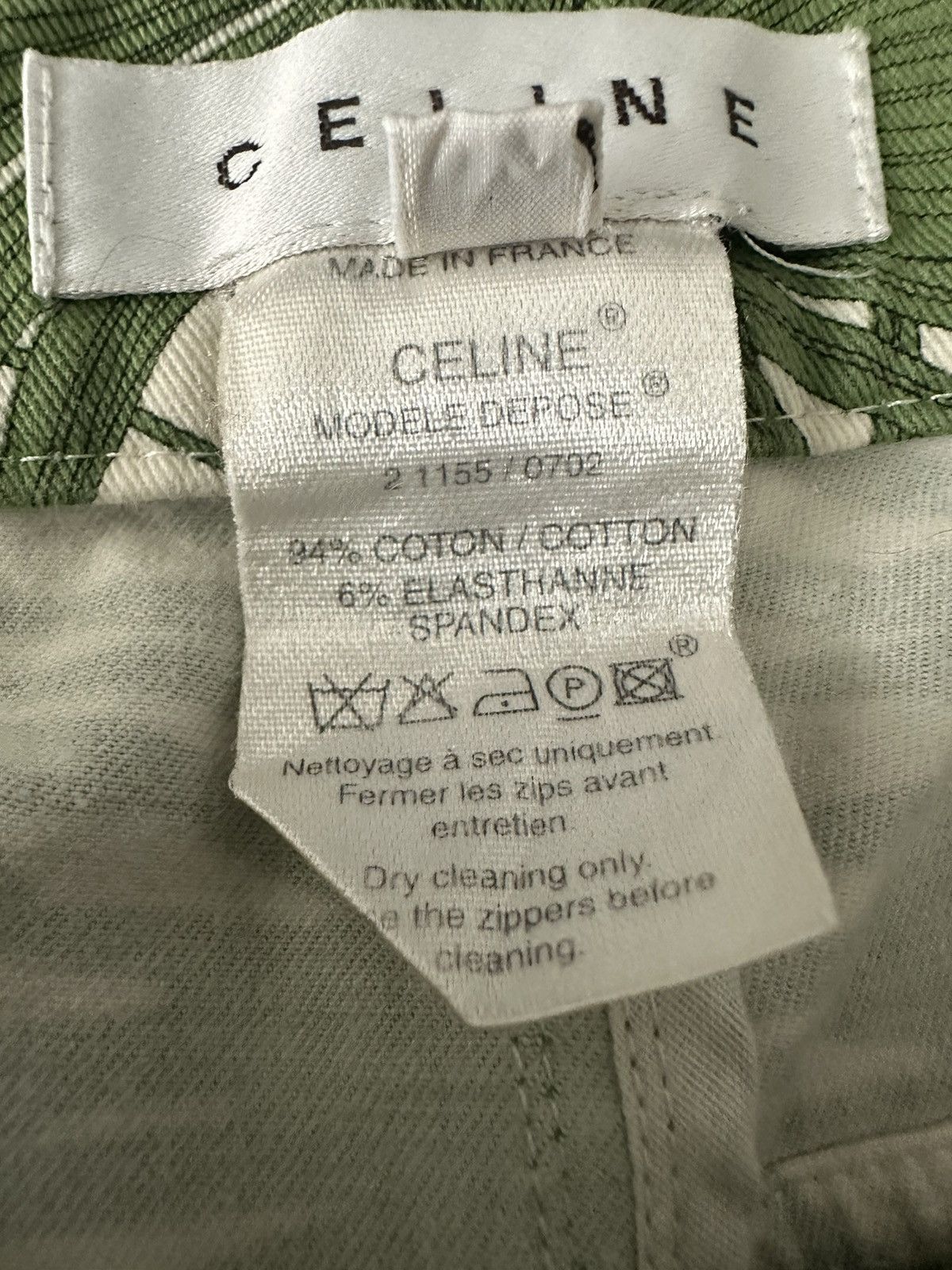Celine Celine Runway Palm Tree Pants Size US 30 / EU 46 - 6 Thumbnail