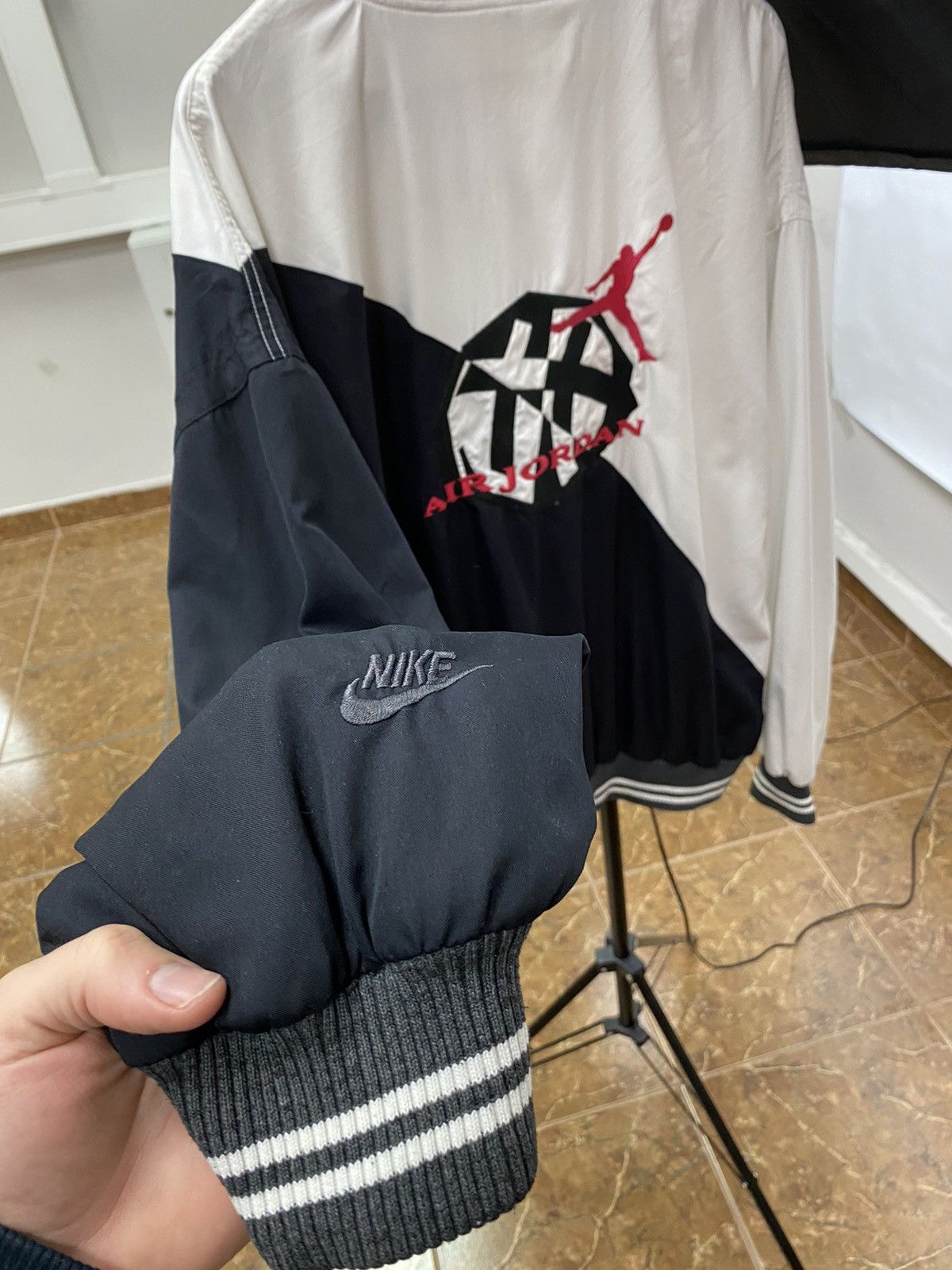 Jordan Brand 🇺🇸 Vintage 90s Jordan 23 Nike Bomber Rare Retro Hype Y2K Size US XXL / EU 58 / 5 - 2 Thumbnail