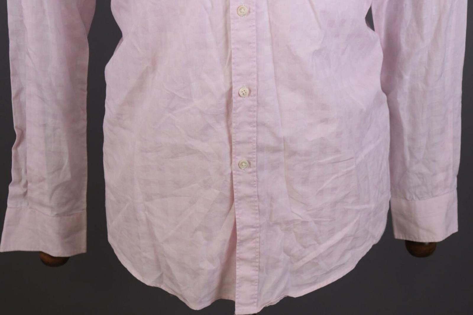 Designer Balmain Paris Pink Printed Button Down Shirt Size S Size US S / EU 44-46 / 1 - 2 Thumbnail