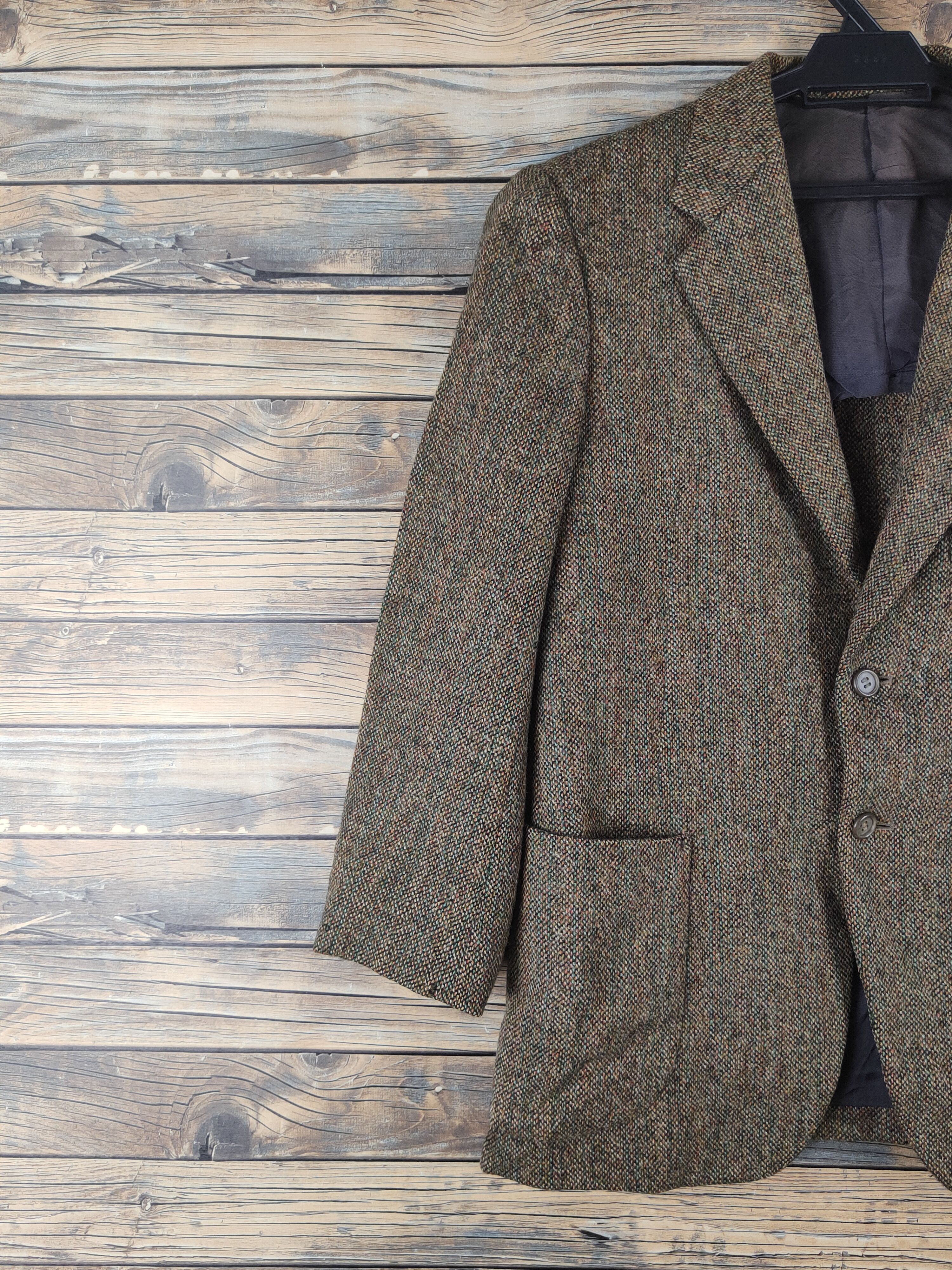 Vintage Vintage Collection by Hi.mode Beige Wool Blazers Size US M / EU 48-50 / 2 - 3 Thumbnail