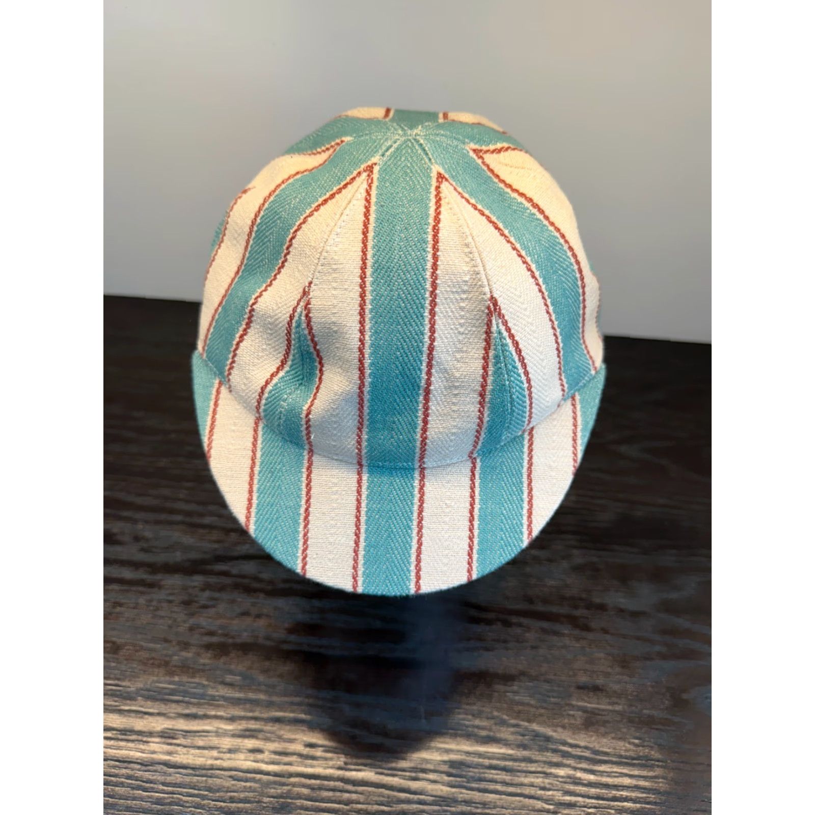 Vintage Anthony Peto Hat Mens Small Schoolboy Cricket Green Twill Cap Made in France Size ONE SIZE - 2 Thumbnail