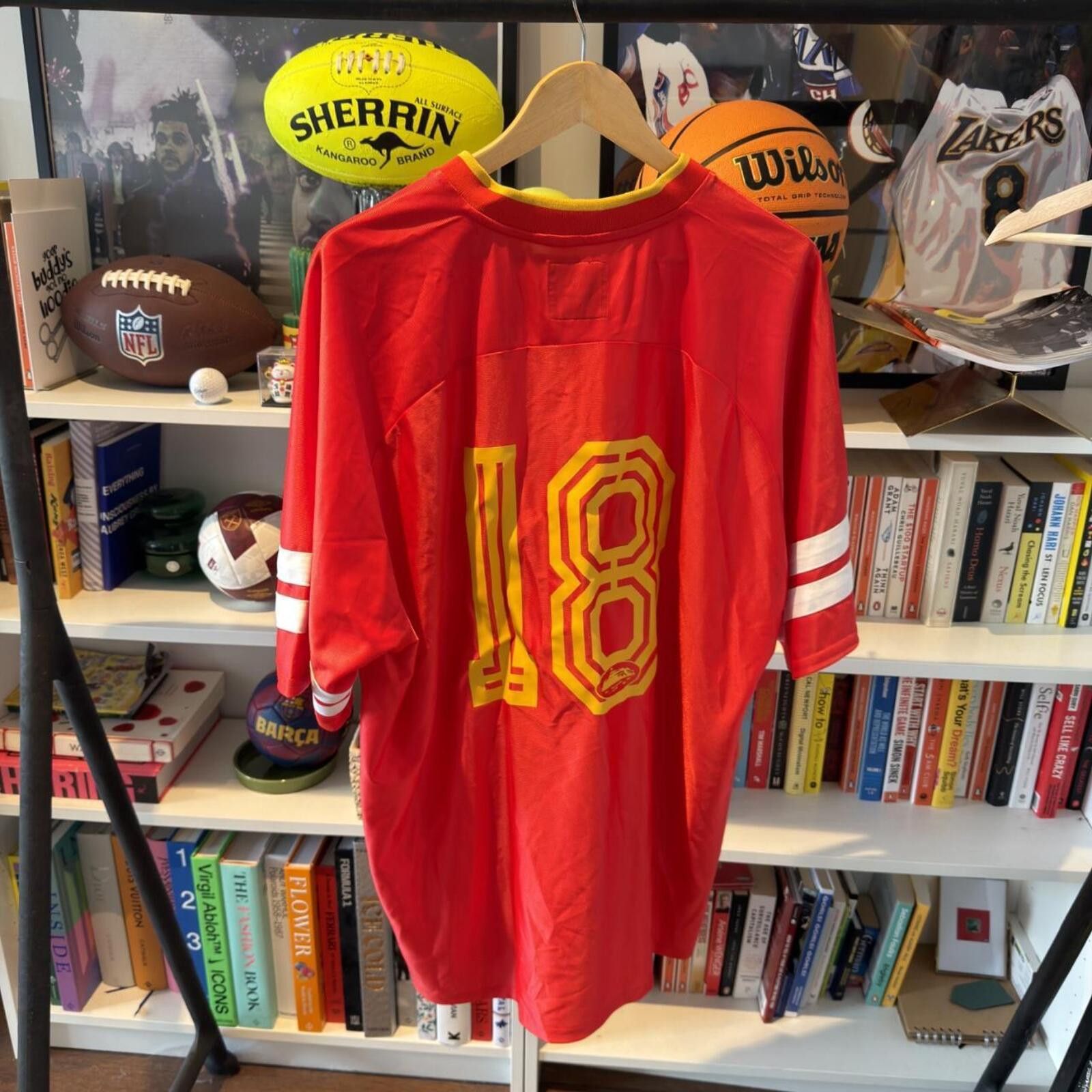 Other Corteiz Red Da Magpies Jersey Size US XL / EU 56 / 4 - 3 Thumbnail