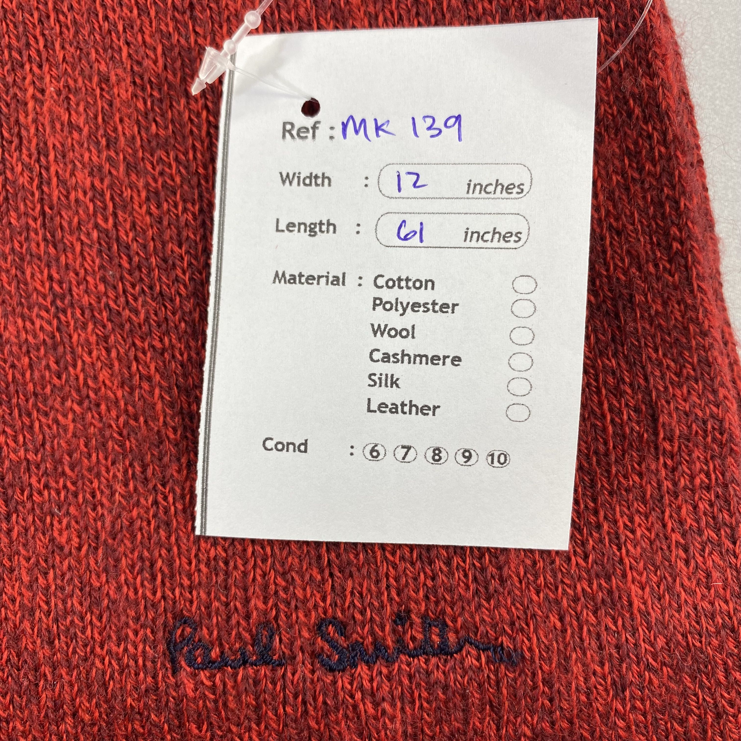 Japanese Brand × Paul Smith Paul Smith Scarf Neck Wrap Wool Muffler Size ONE SIZE - 8 Thumbnail