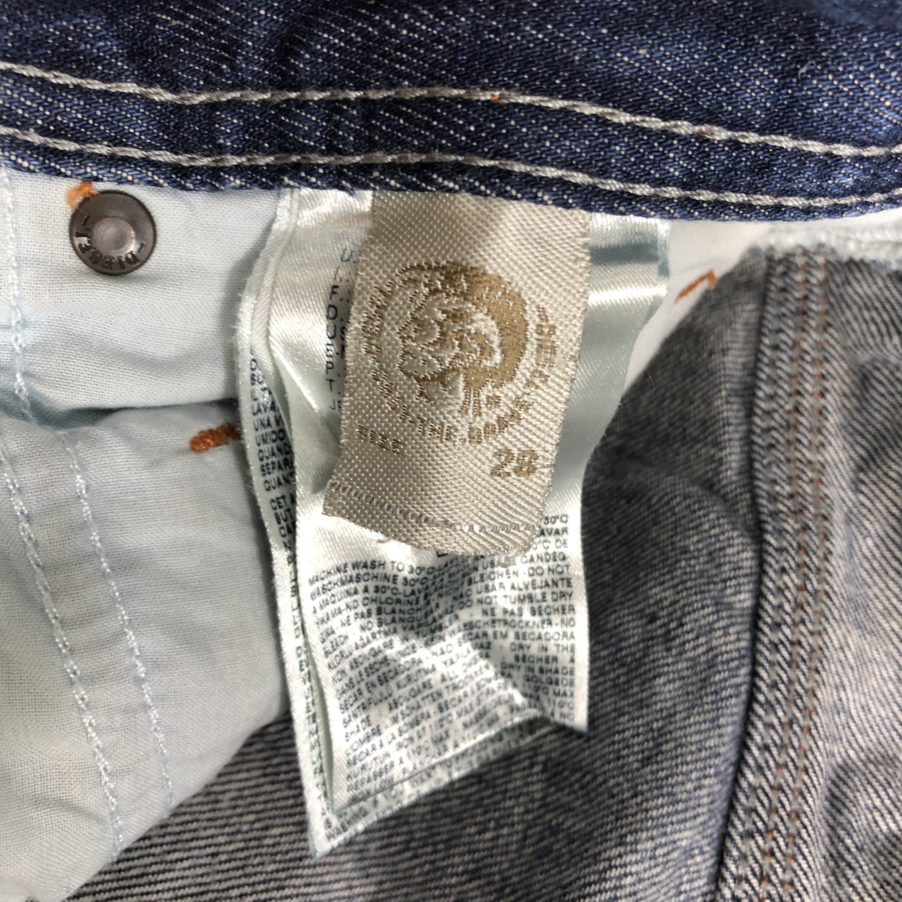 Diesel Diesel Krooley Jeans Ripped Denim KJ2824 Size US 28 / EU 44 - 11 Thumbnail