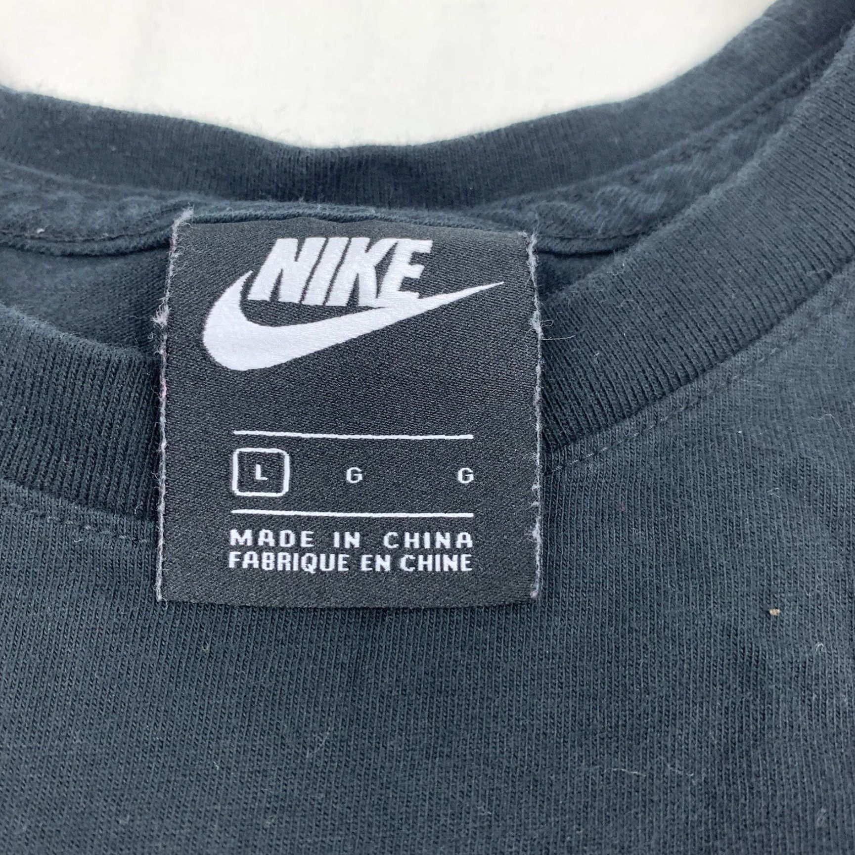 Nike Nike Air Long Sleeve Shirt Adult Large Black Geometric Abstract Sportswear Urban Mens Regular Crew Neck T-Shirt Size US L / EU 52-54 / 3 - 3 Thumbnail